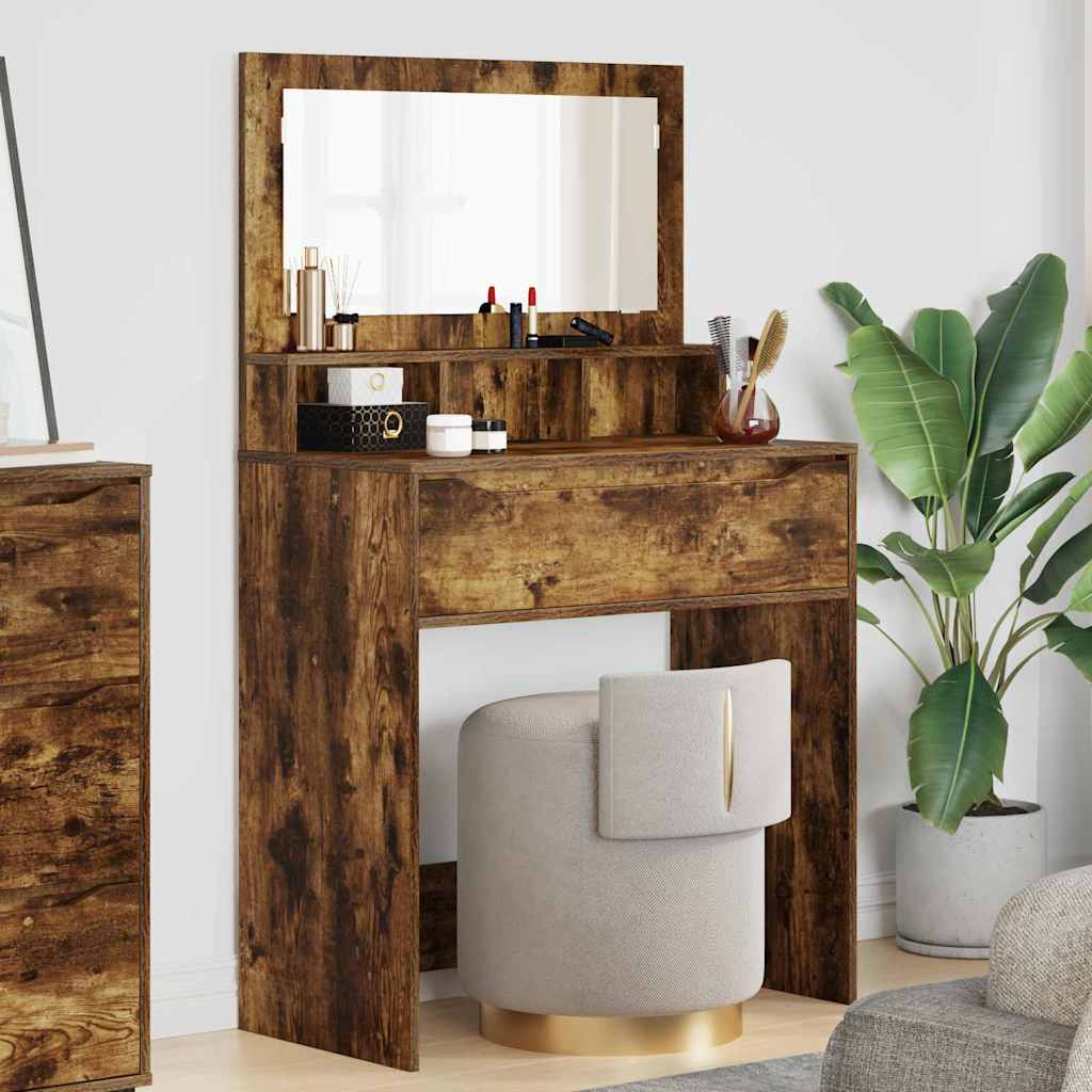Tables de maquillage pour chambre Chêne fumé 80 x 39,6 x 135 cm - XIOS
