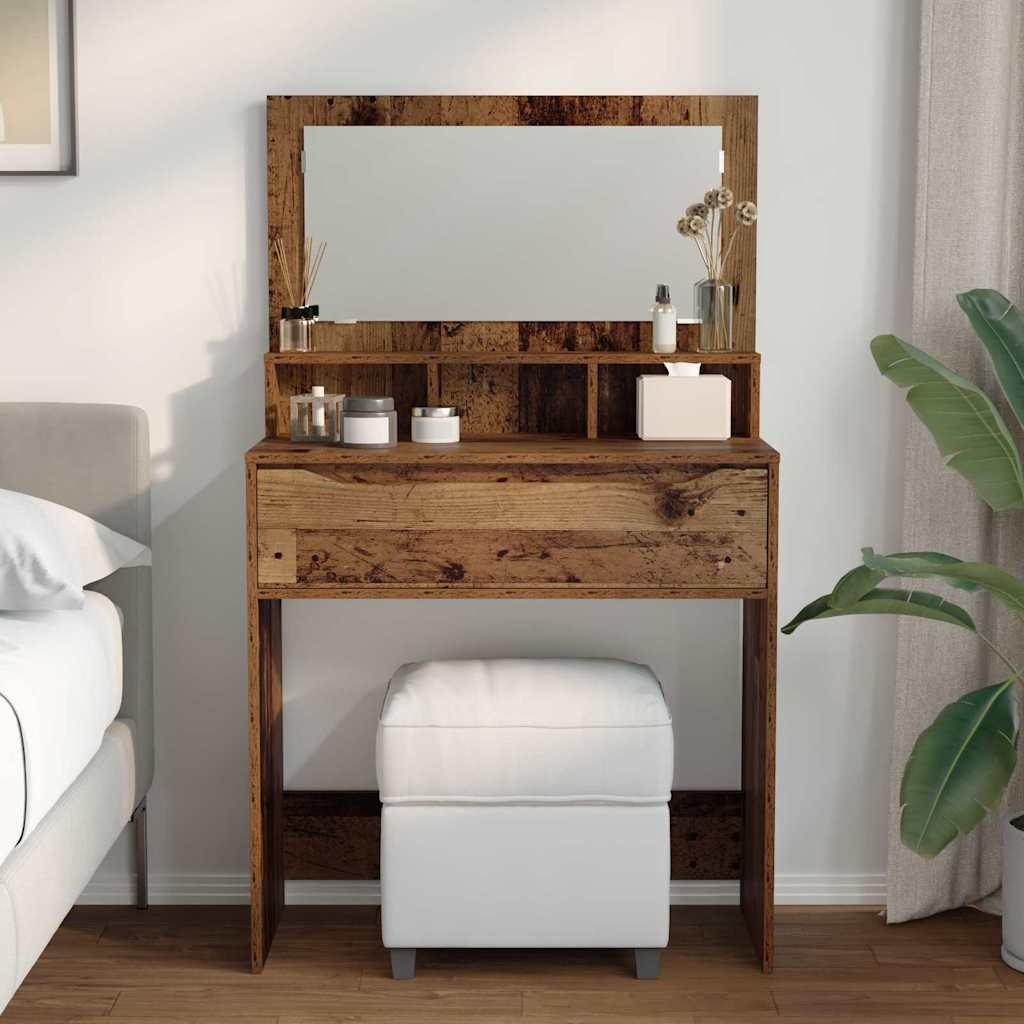 Tables de maquillage pour chambre avec tiroir Bois Ancien - XIOS
