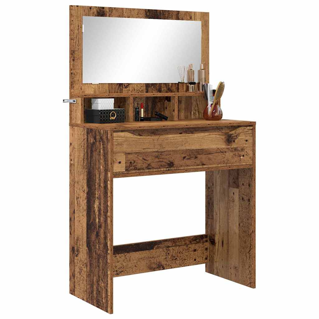 Tables de maquillage pour chambre avec tiroir Bois Ancien - XIOS