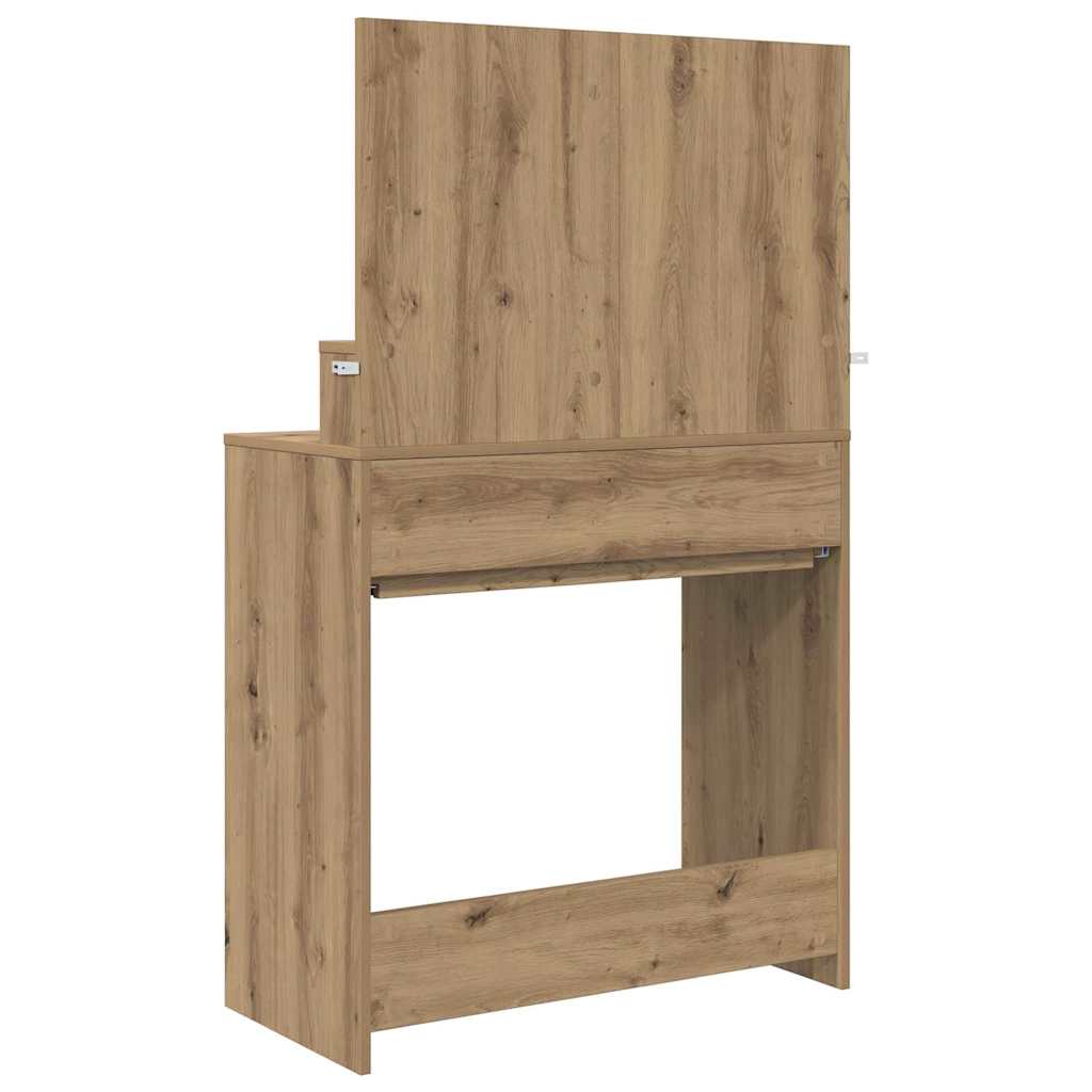 Tables de maquillage pour chambre avec tiroir Chêne artisanal - XIOS