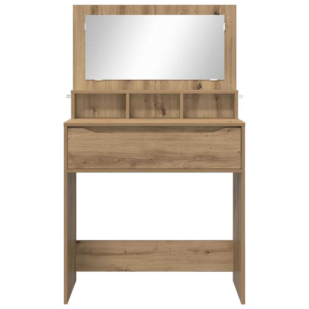 Tables de maquillage pour chambre avec tiroir Chêne artisanal - XIOS
