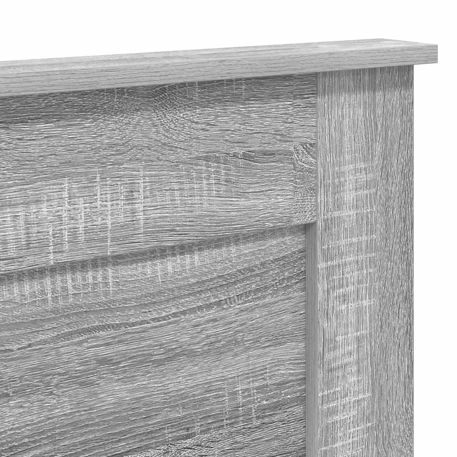 Tête de lit Gris Sonoma 200 cm Bois d'ingénierie - XIOS