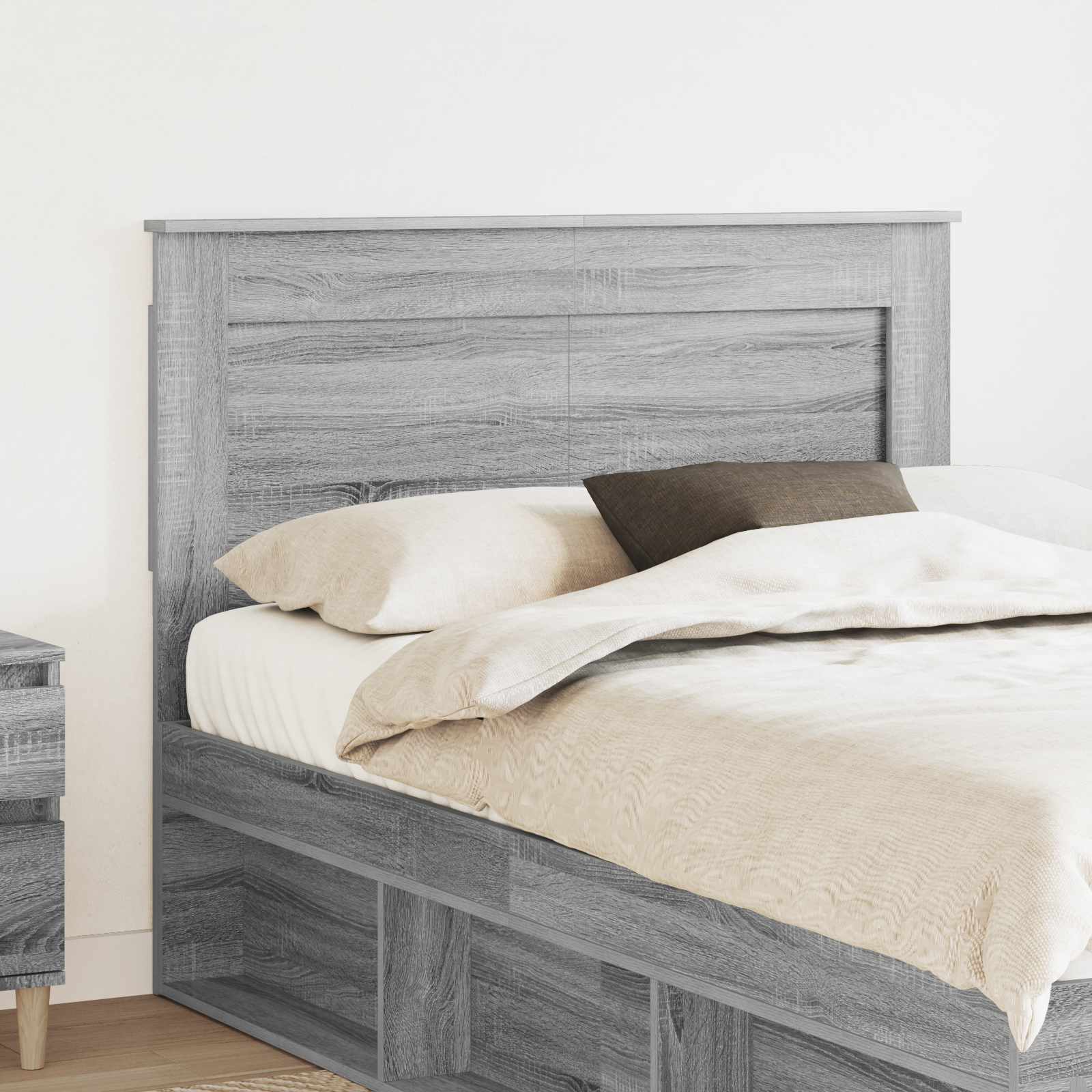 Tête de lit Gris Sonoma 120 cm Bois d'ingénierie - XIOS