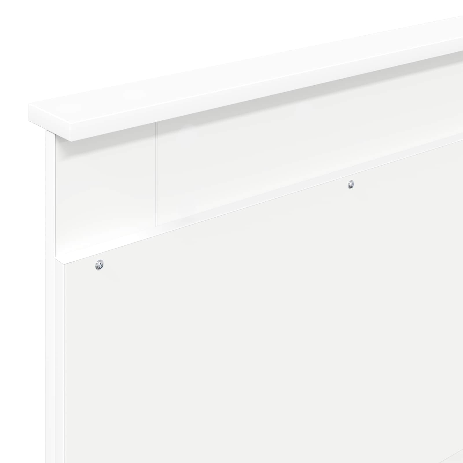 Tête de lit avec tête de lit Blanc 80 cm Bois d'ingénierie