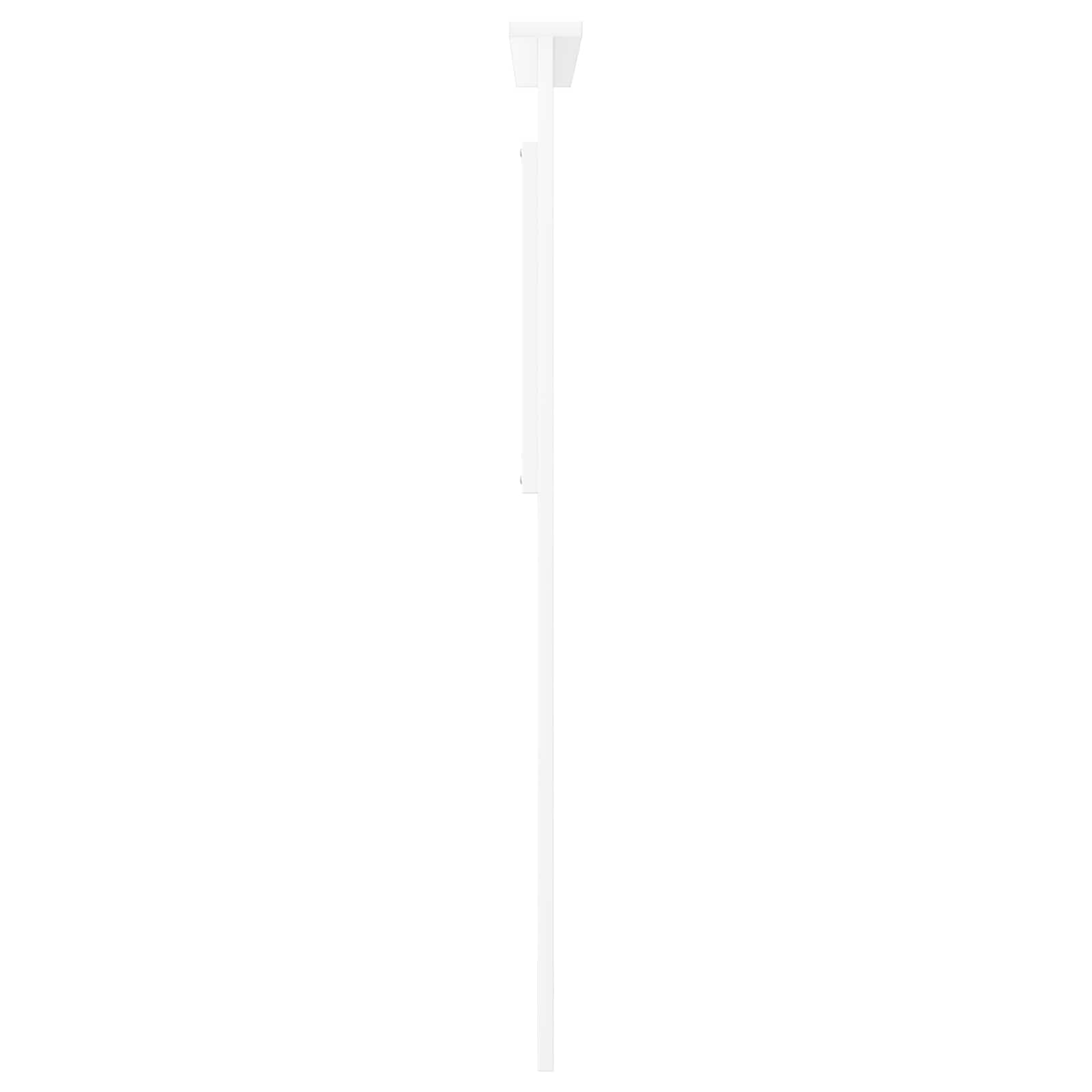 Tête de lit avec tête de lit Blanc 80 cm Bois d'ingénierie
