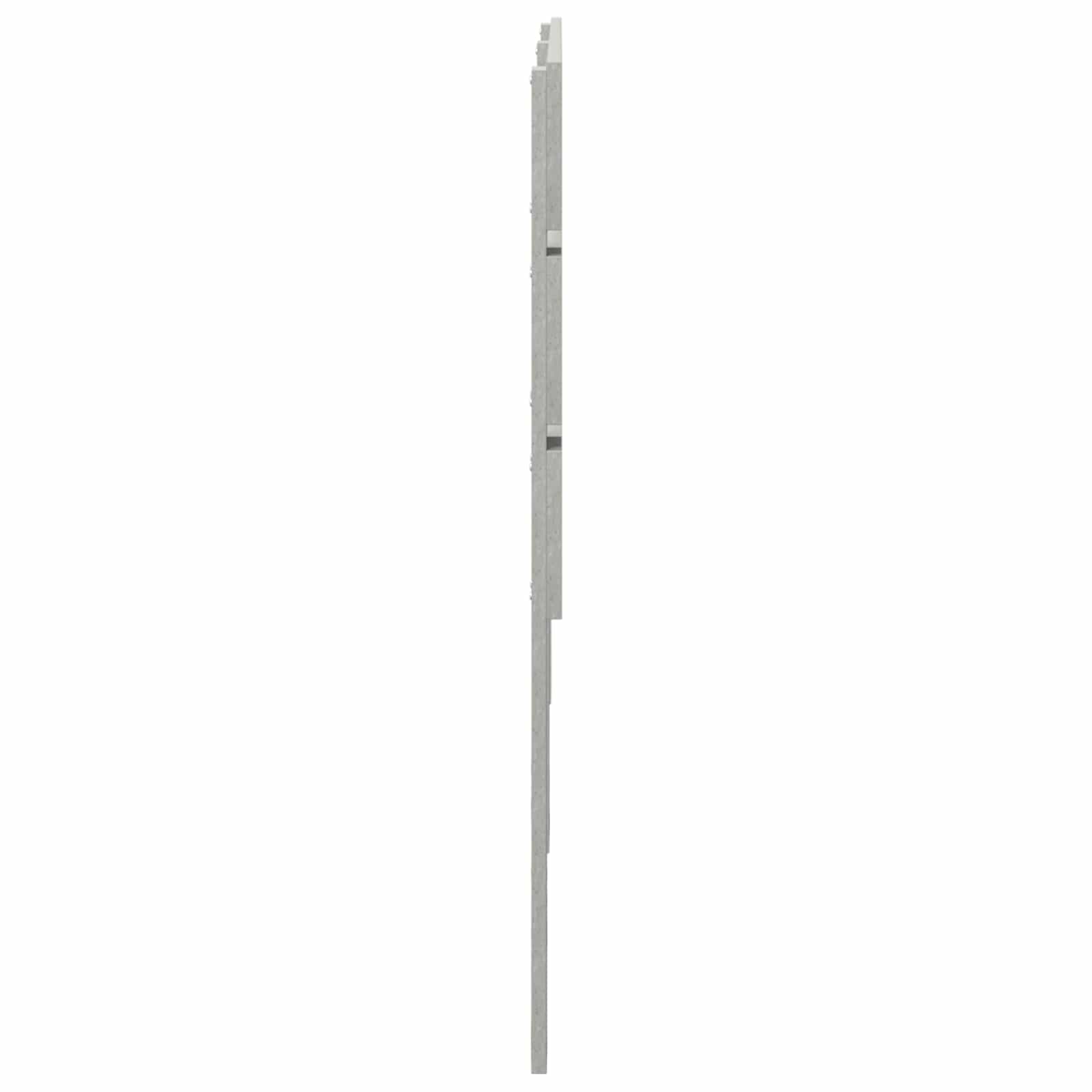 Tête de lit Gris béton 100 cm Bois d'ingénierie - XIOS