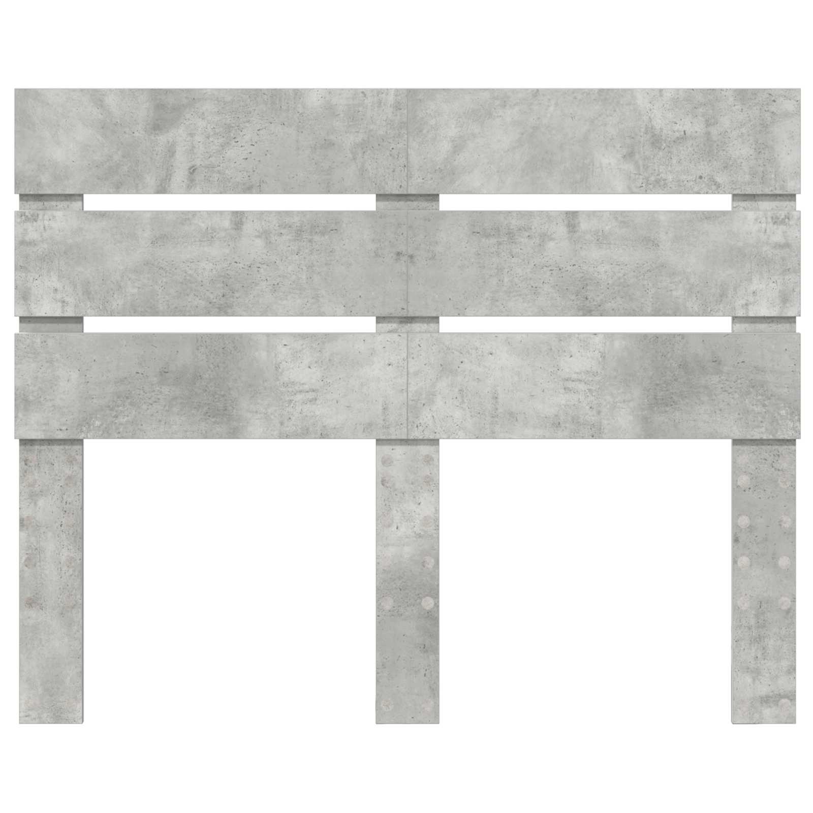 Tête de lit Gris béton Bois d'ingénierie - XIOS