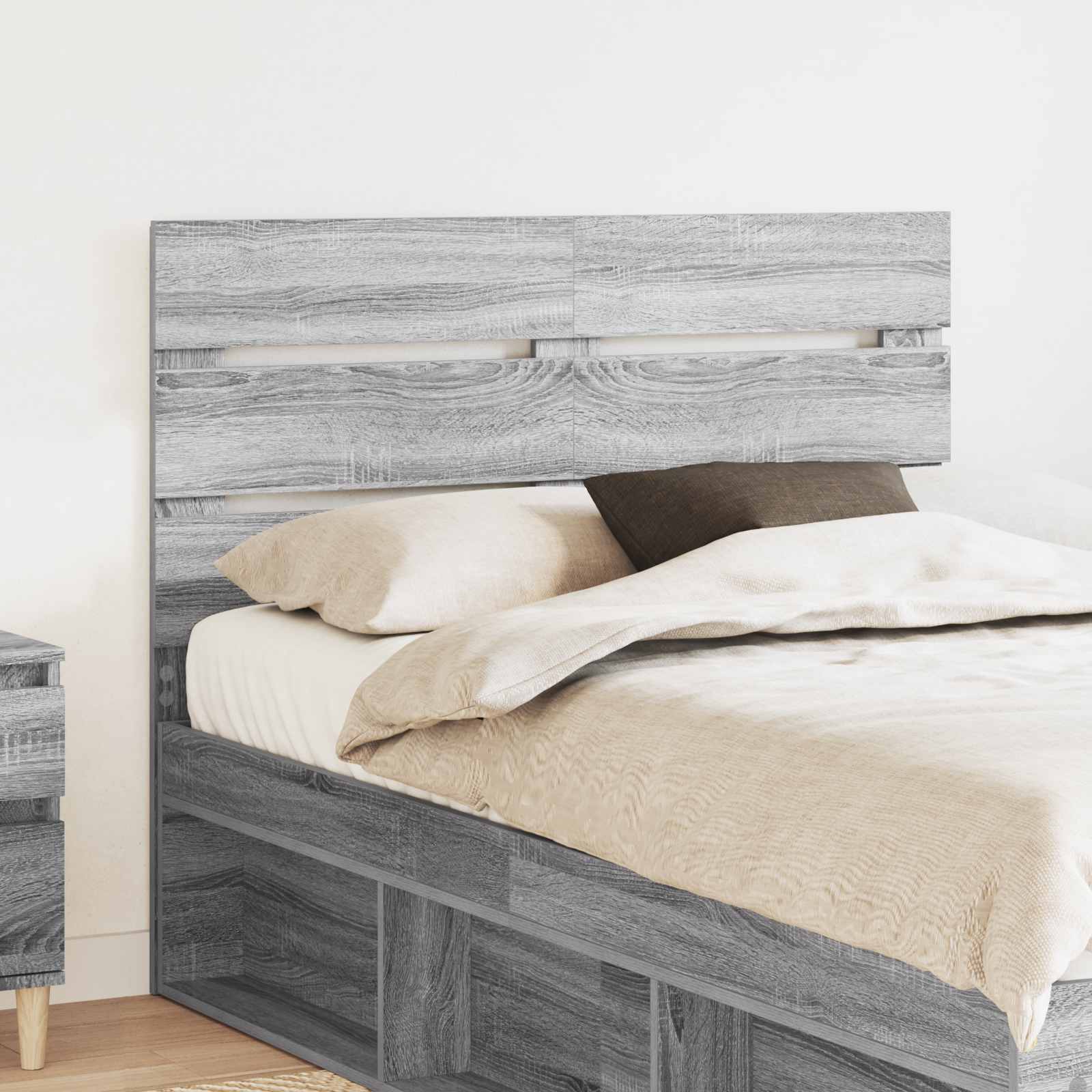 Tête de lit Gris Sonoma 135 cm Bois d'ingénierie - XIOS