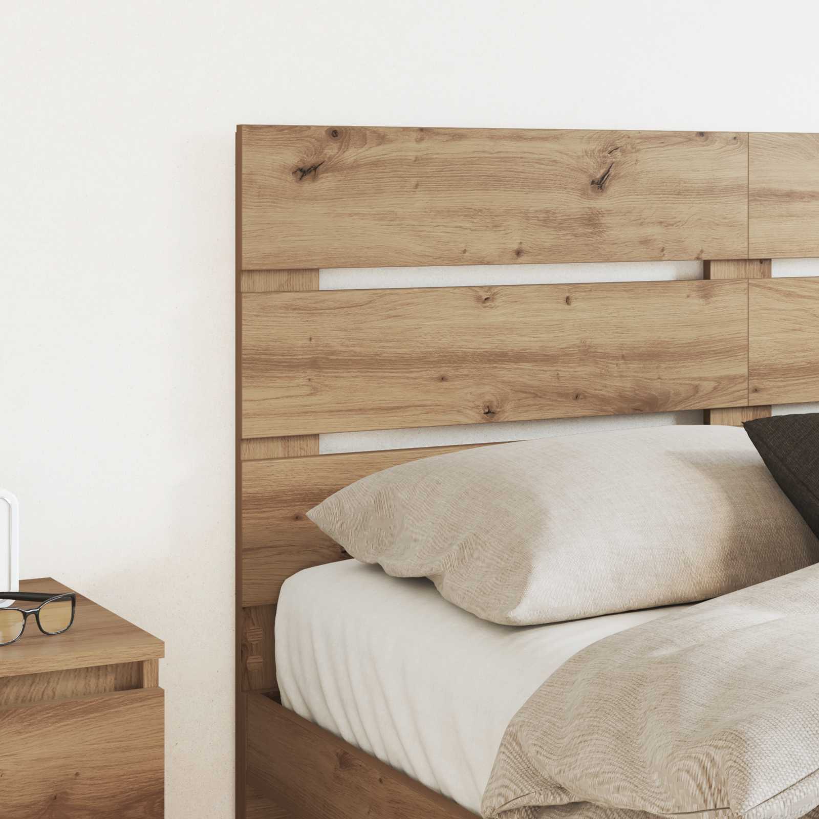 Tête de lit Chêne artisanal Bois d'ingénierie - XIOS