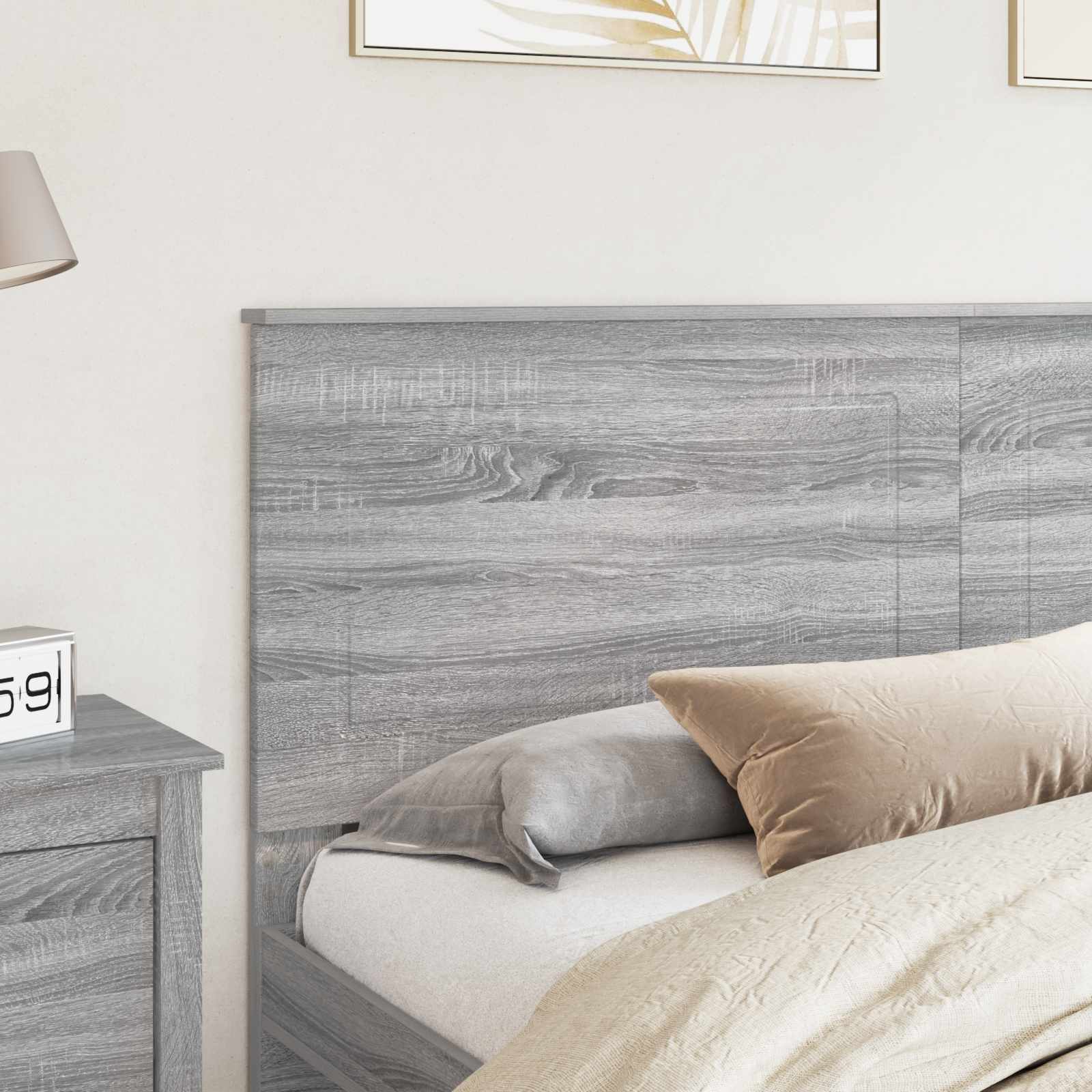 Tête de lit Gris Sonoma 200 cm Bois d'ingénierie - XIOS
