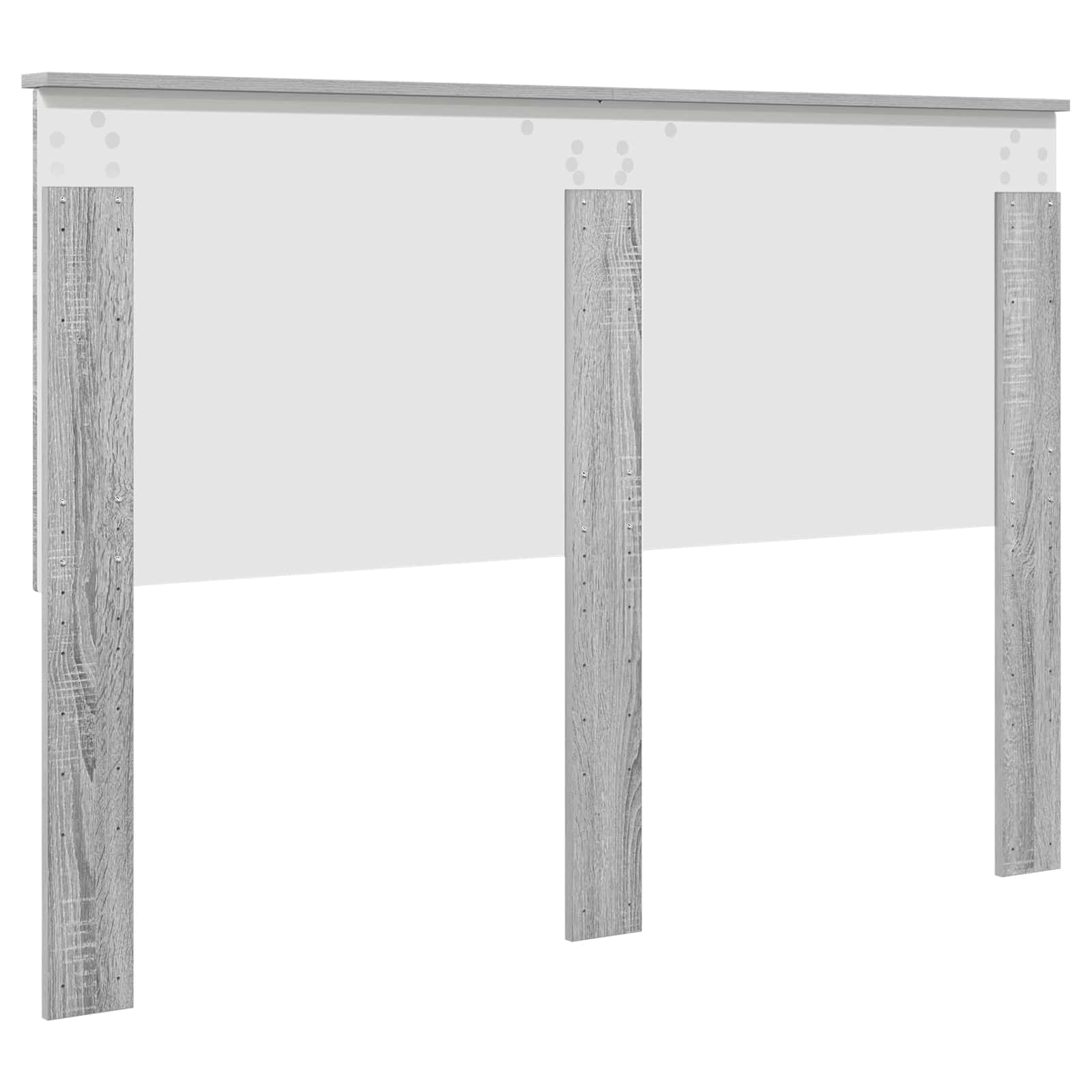 Tête de lit Gris Sonoma 150 cm Bois d'ingénierie - XIOS