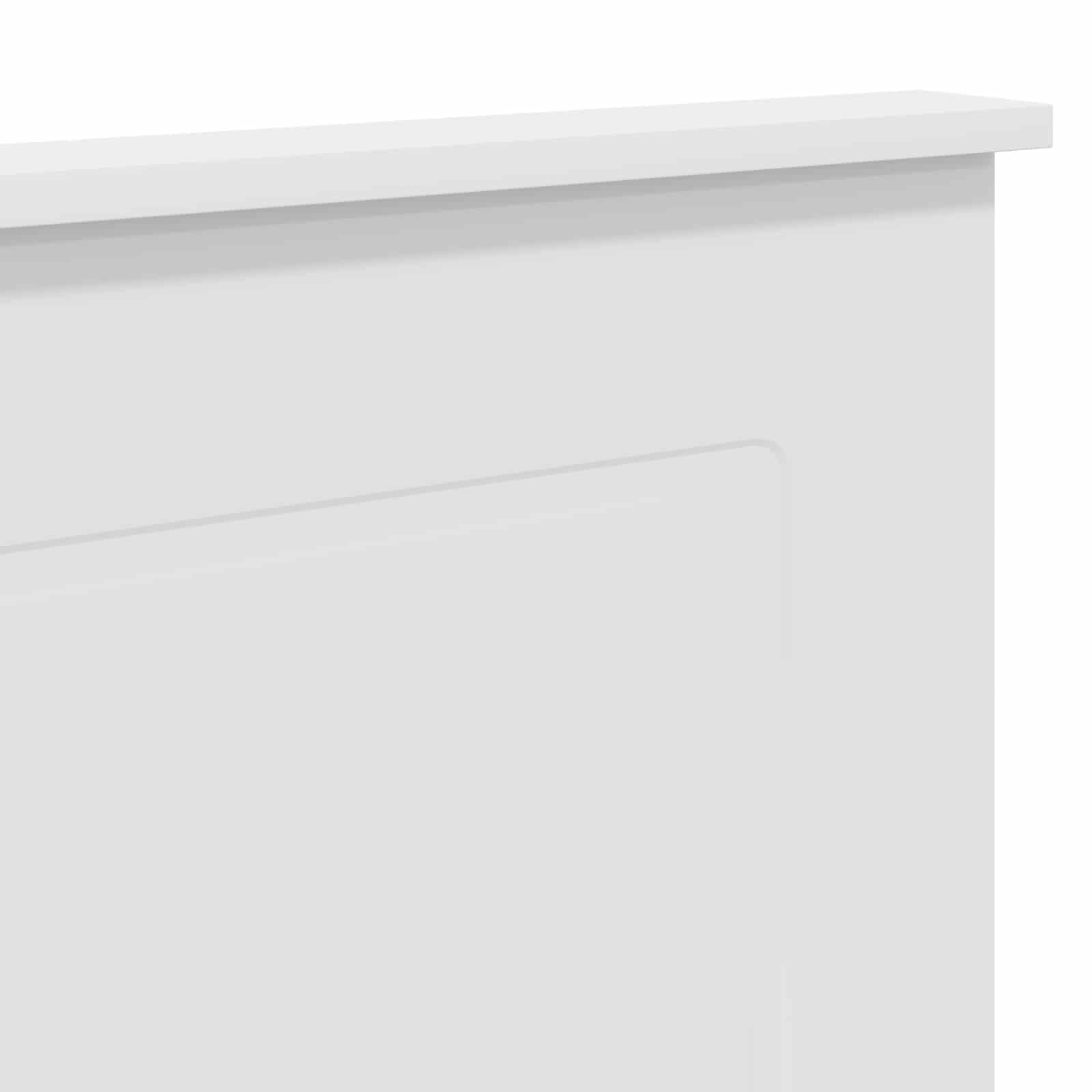 Tête de lit avec tête de lit Blanc 140 cm Bois d'ingénierie - XIOS