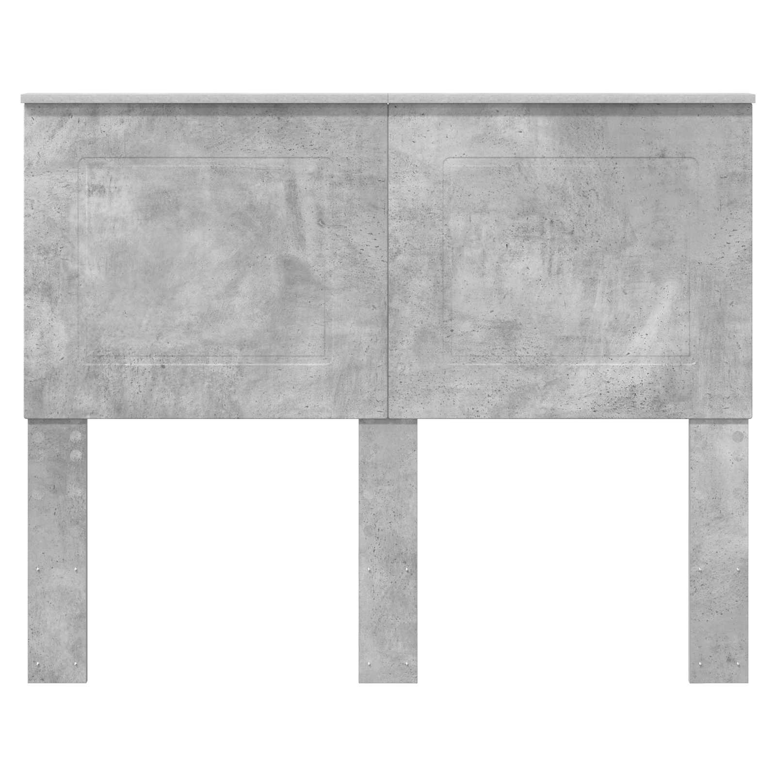 Tête de lit Gris béton 135 cm Bois d'ingénierie - XIOS