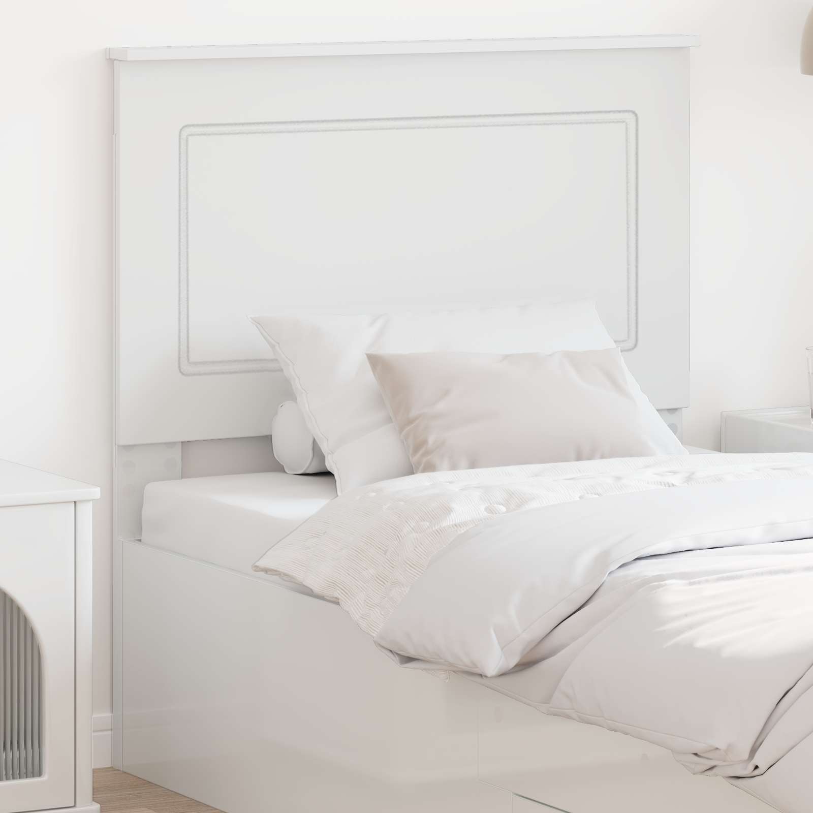Tête de lit Blanc 100 cm Bois d’ingénierie - XIOS