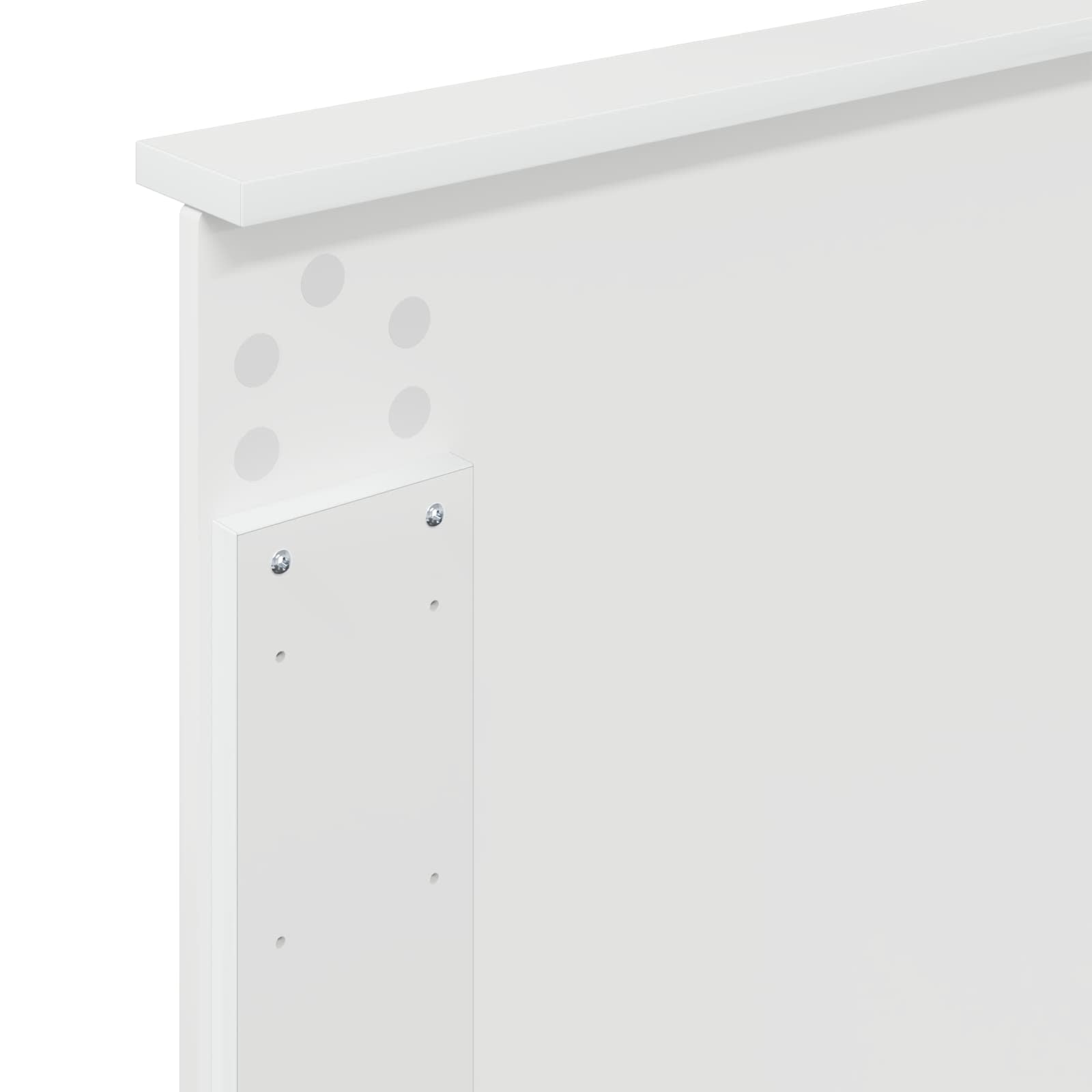 Tête de lit Blanc brillant 100 cm Bois d'ingénierie - XIOS