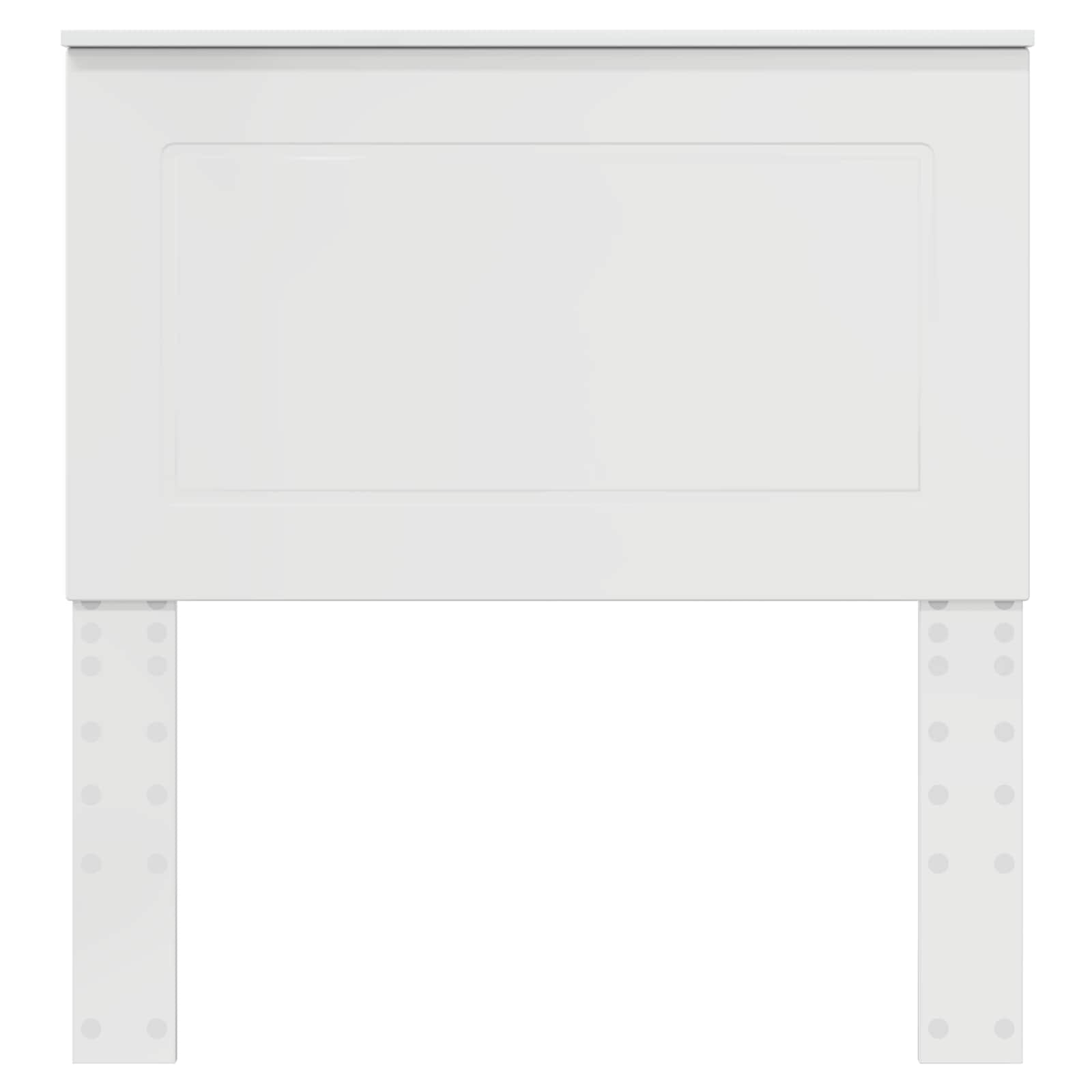 Tête de lit Blanc brillant 100 cm Bois d'ingénierie - XIOS