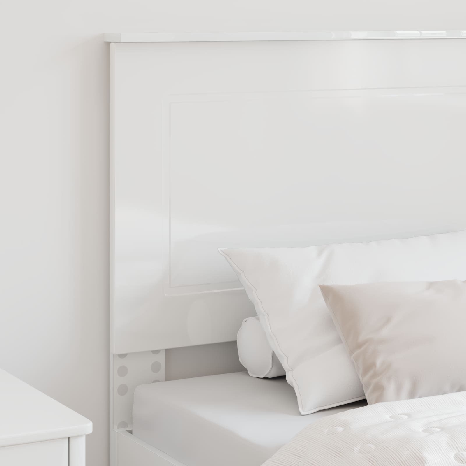 Tête de lit Blanc brillant 90 cm Bois d'ingénierie - XIOS