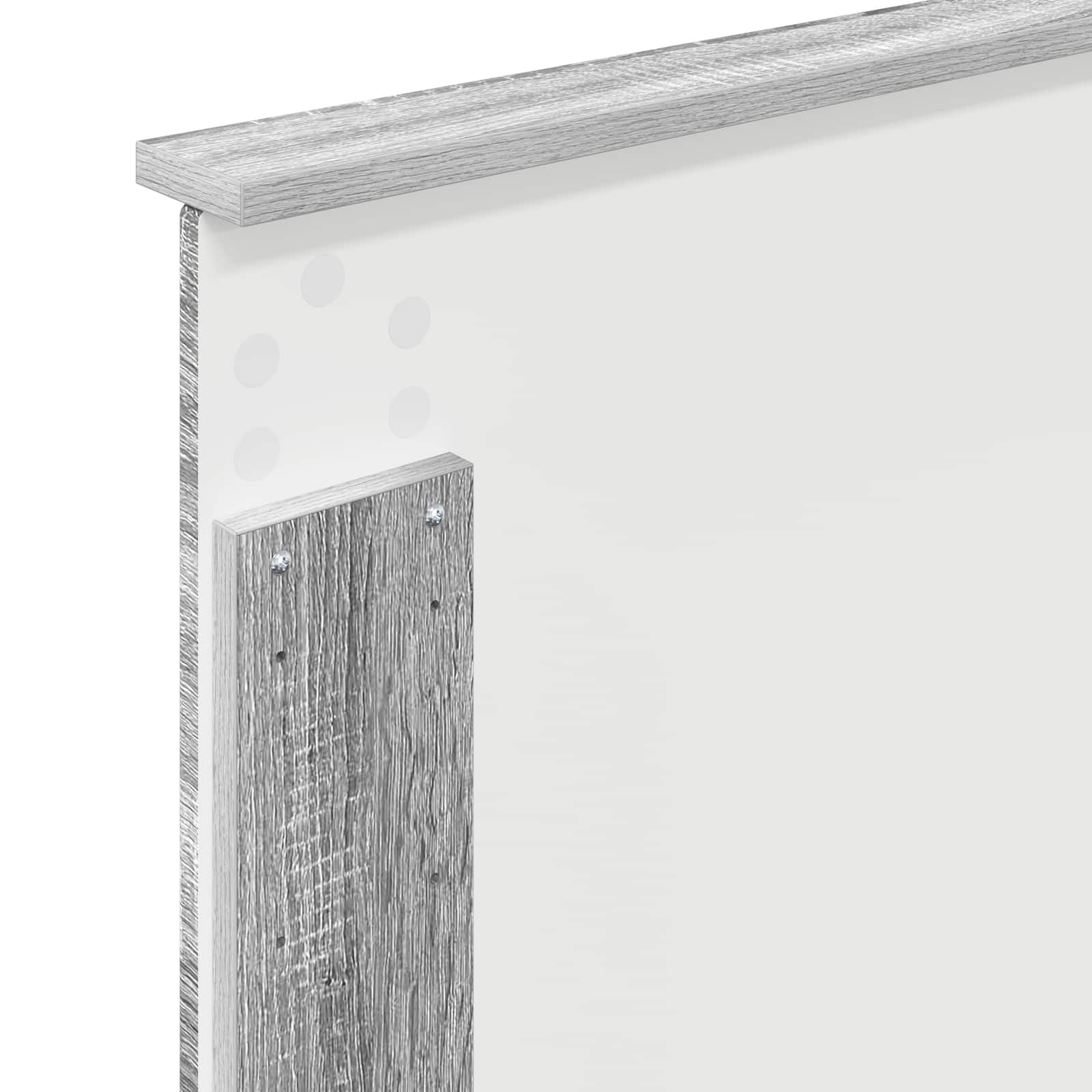 Tête de lit Gris Sonoma 100 cm Bois d’ingénierie - XIOS