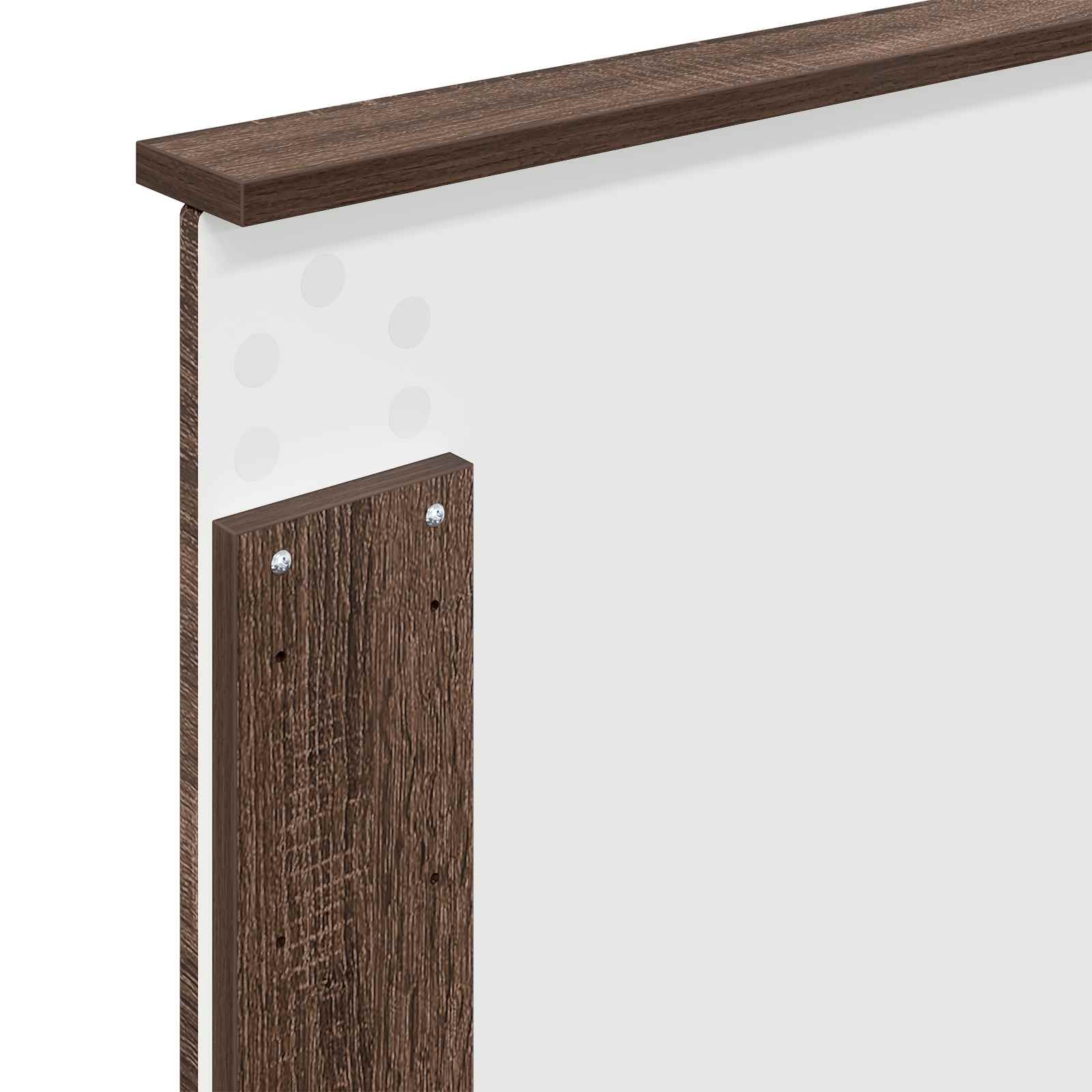 Tête de lit Chêne brun 100 cm Bois d’ingénierie - XIOS