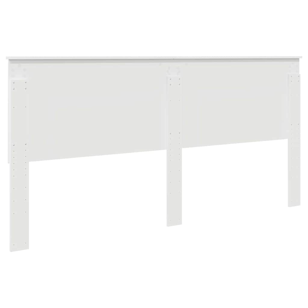 Tête de lit avec tête de lit Blanc 200 cm Bois d'ingénierie - XIOS