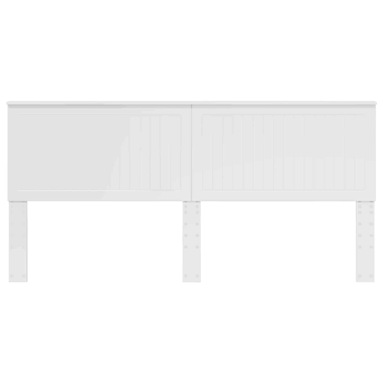 Tête de lit Blanc Brillant 200 cm Bois d'ingénierie - XIOS