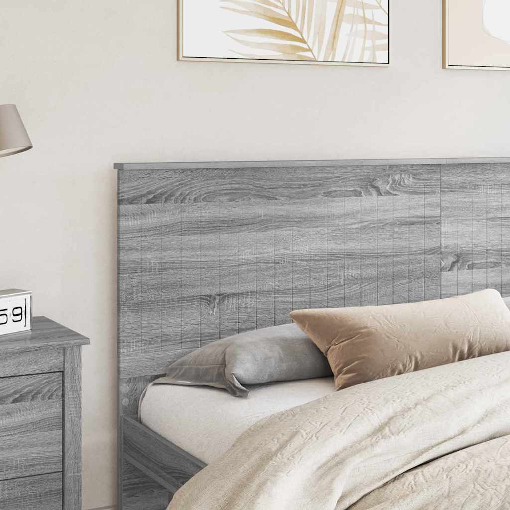 Tête de lit Gris Sonoma 200 cm Bois d'ingénierie - XIOS