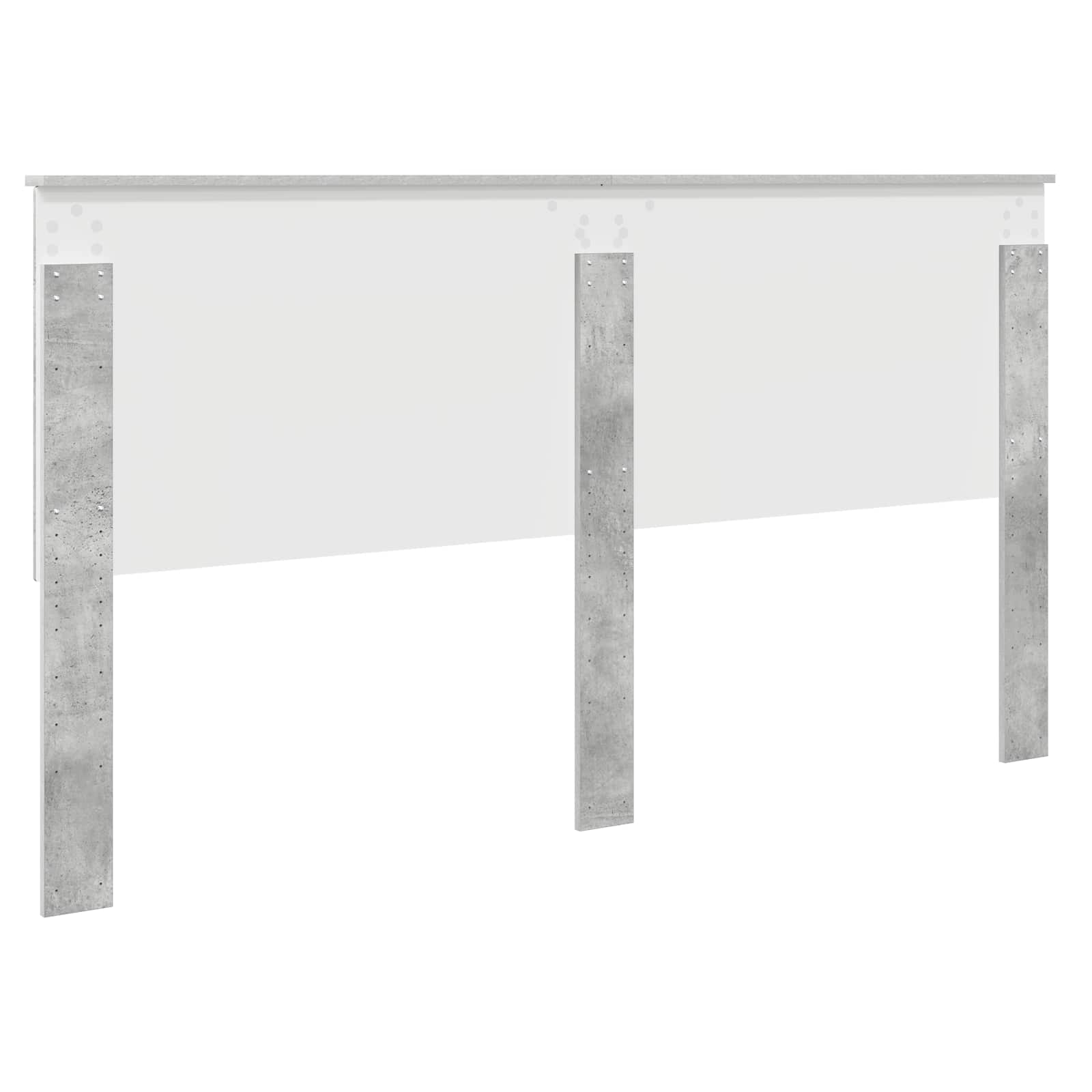 Tête de lit Gris béton 180 cm Bois d'ingénierie - XIOS