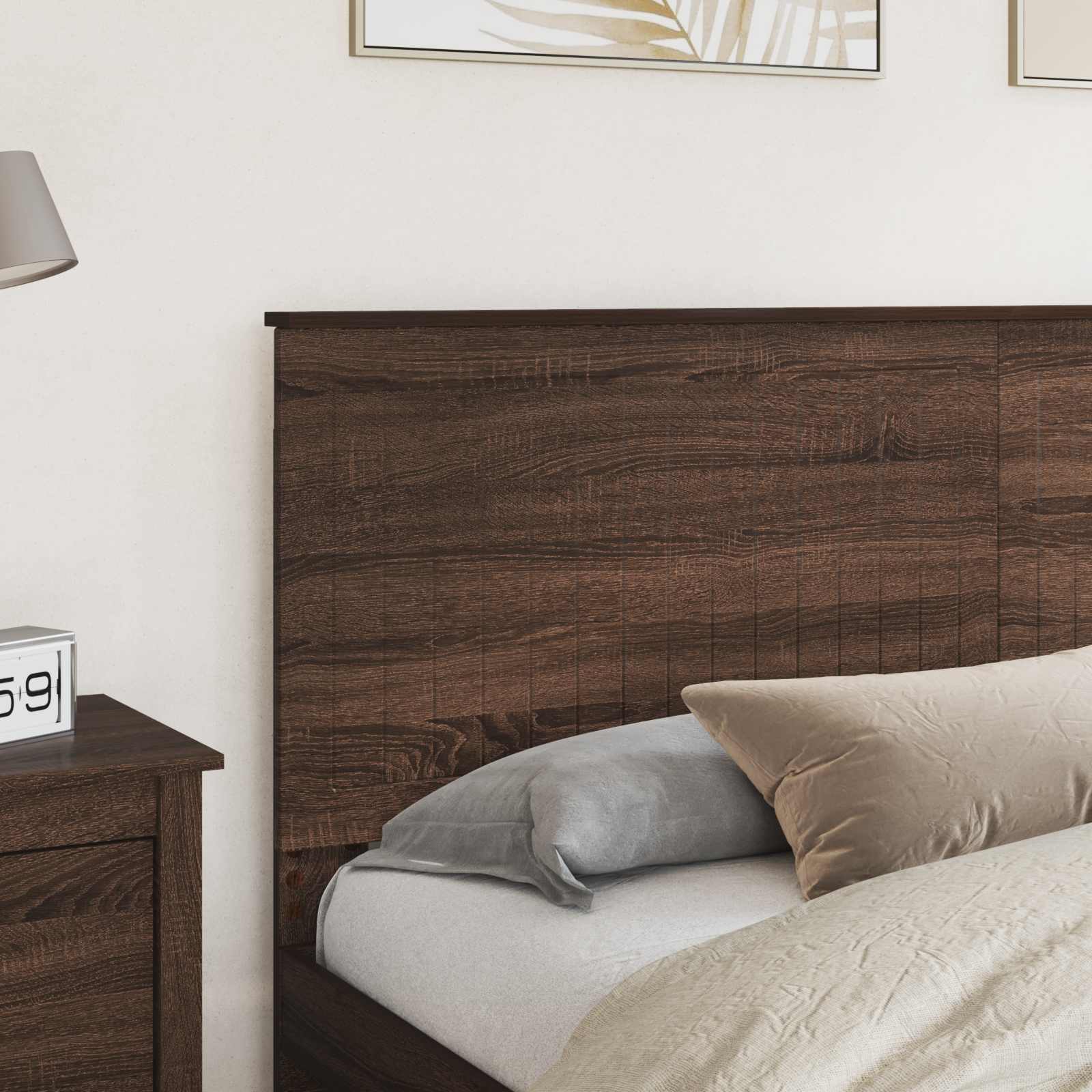 Tête de lit Chêne brun 180 cm Bois d'ingénierie - XIOS