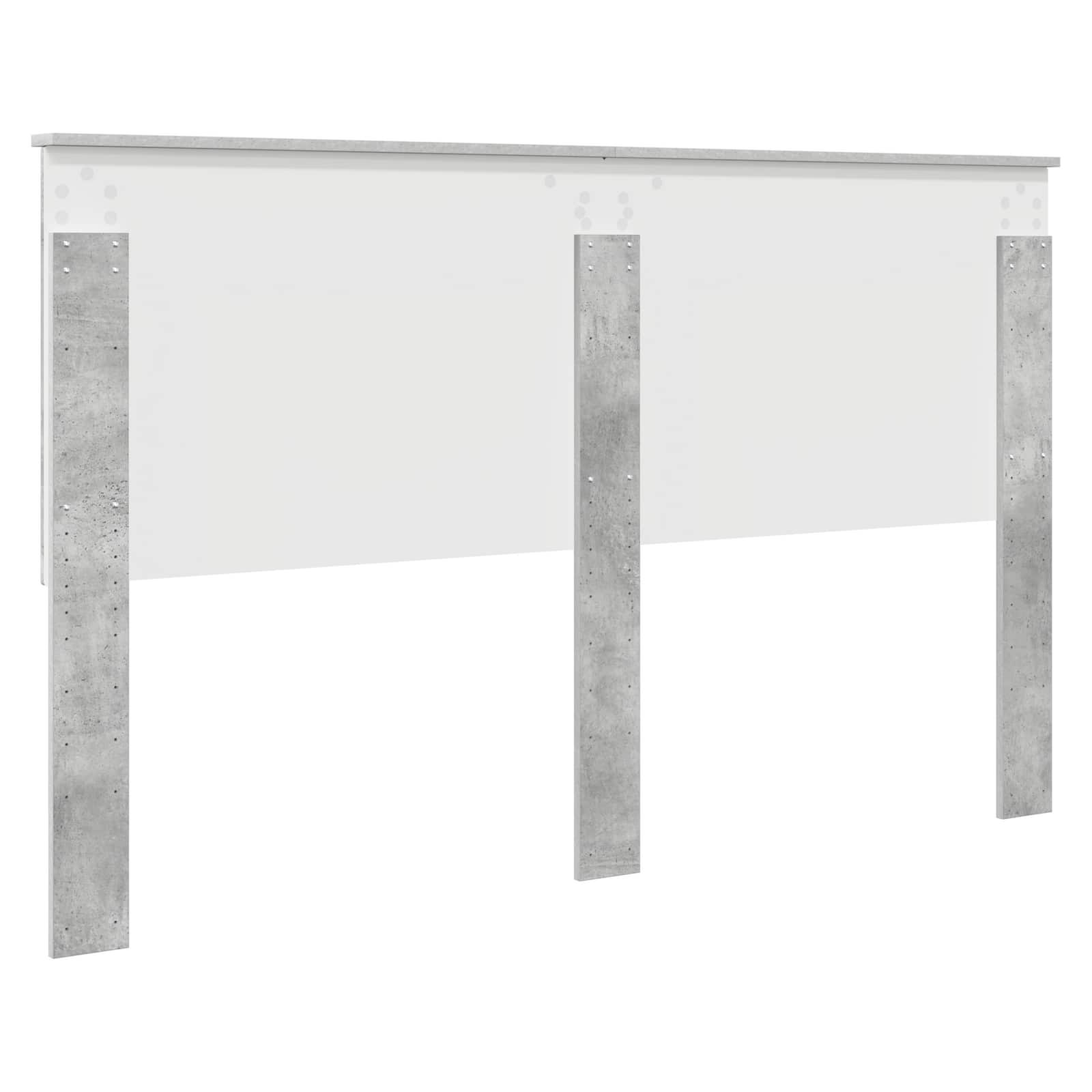 Tête de lit Gris béton 160 cm Bois d'ingénierie - XIOS