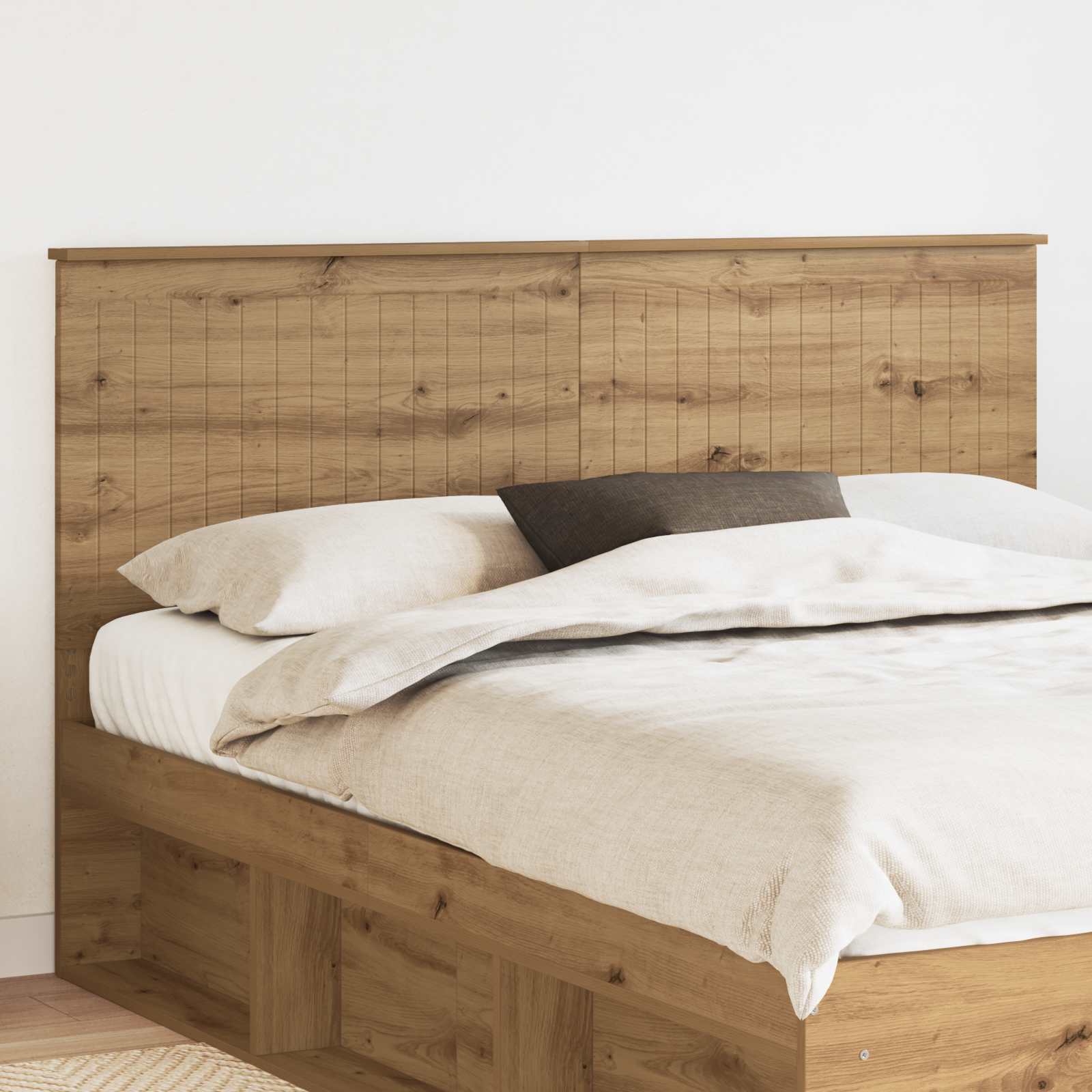 Tête de lit Chêne artisanal 160 cm Bois d'ingénierie - XIOS