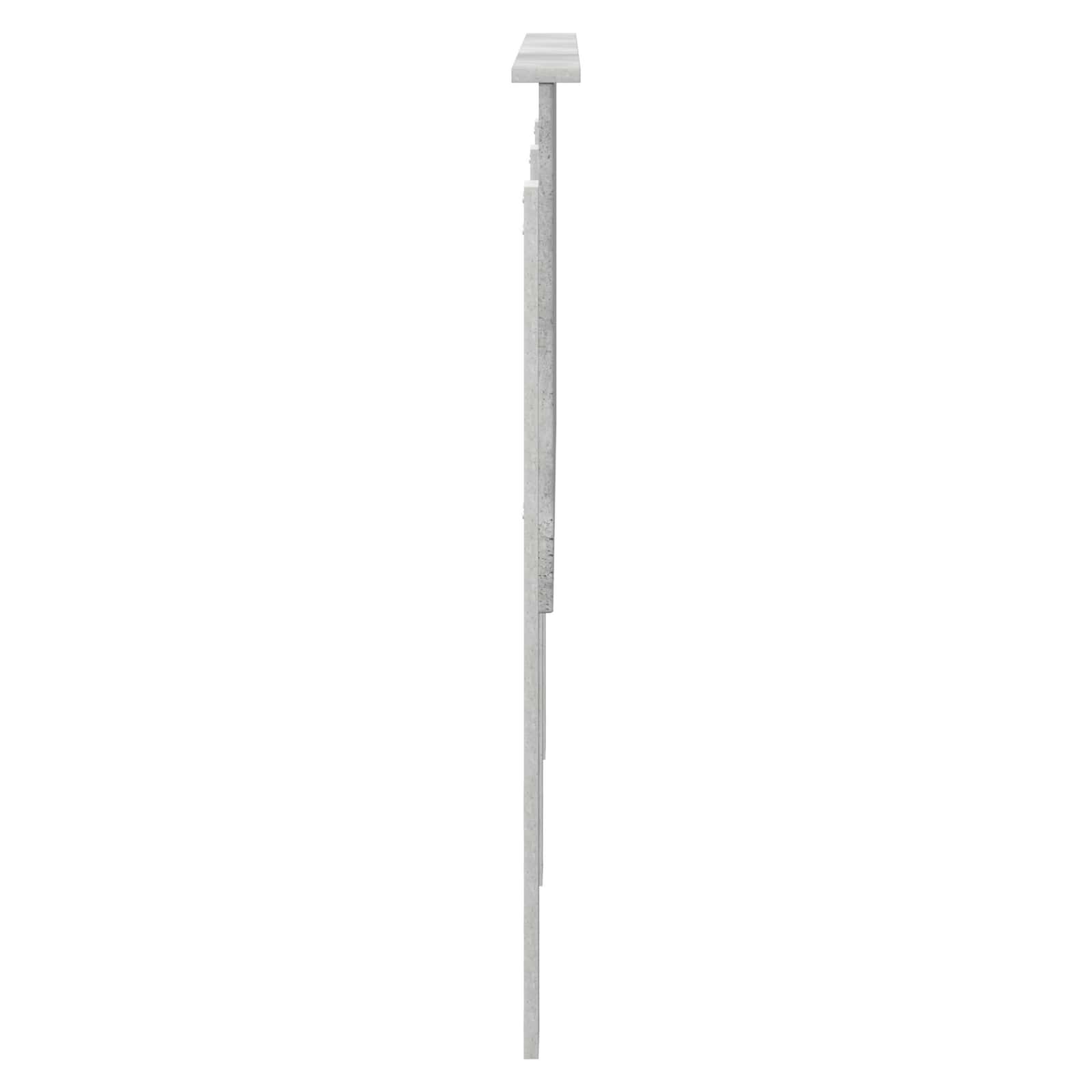 Tête de lit Gris béton 140 cm Bois d'ingénierie - XIOS