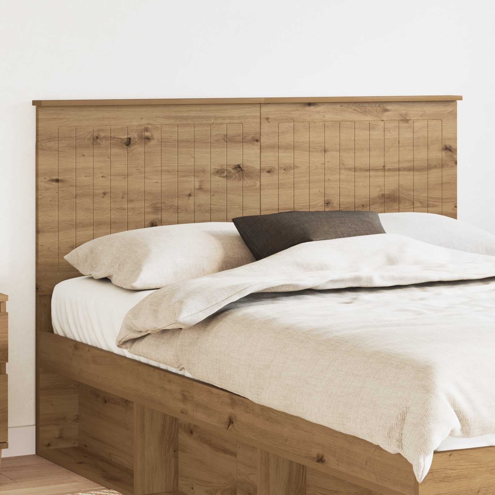 Tête de lit Chêne artisanal 140 cm Bois d'ingénierie - XIOS