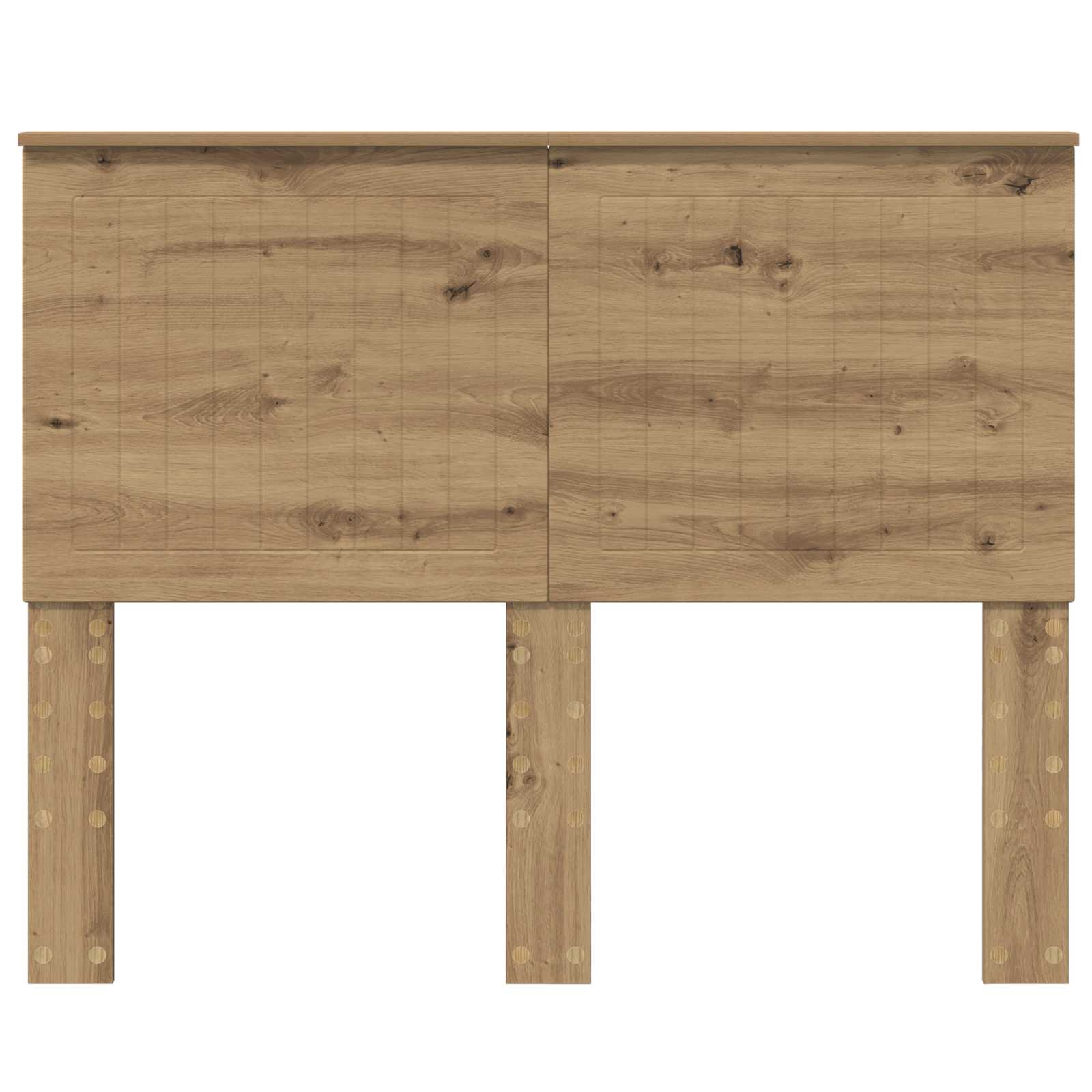 Tête de lit Chêne artisanal 135 cm Bois d'ingénierie - XIOS