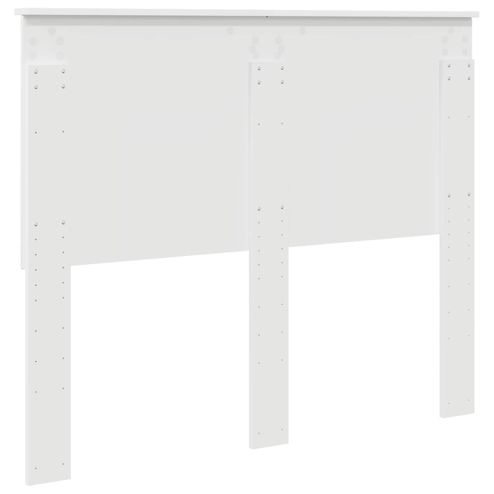 Tête de lit avec tête de lit Blanc 120 cm Bois d'ingénierie - XIOS