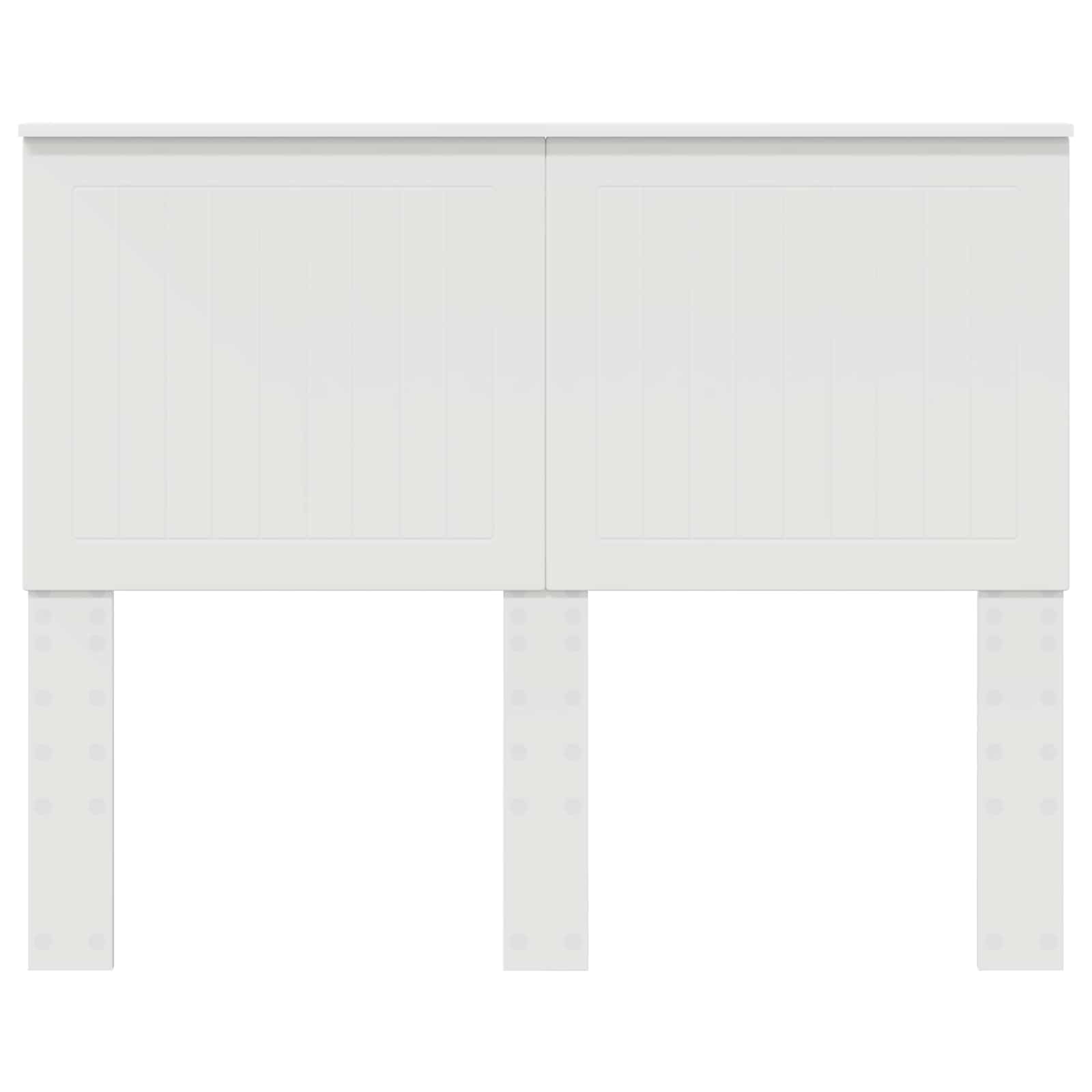 Tête de lit avec tête de lit Blanc 120 cm Bois d'ingénierie - XIOS