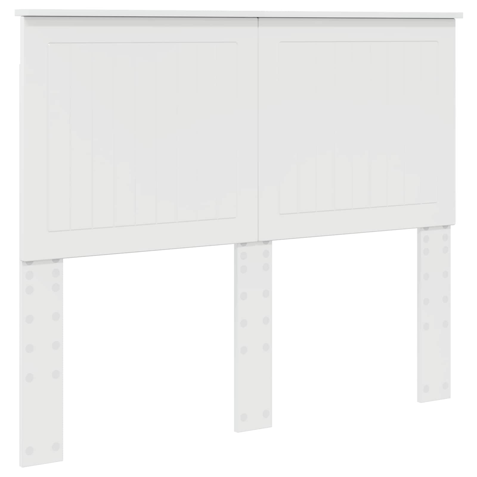 Tête de lit Blanc Brillant 120 cm Bois d'ingénierie - XIOS
