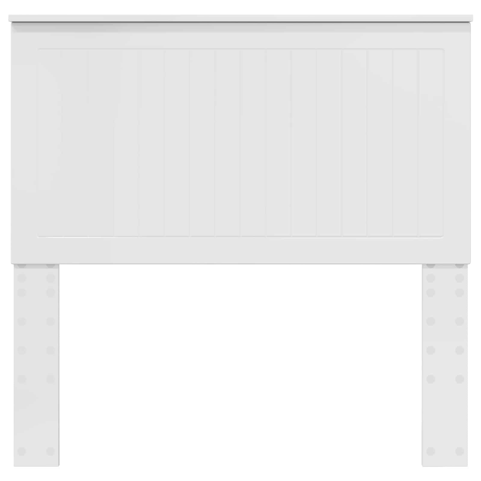 Tête de lit Blanc Brillant 100 cm Bois d'ingénierie - XIOS