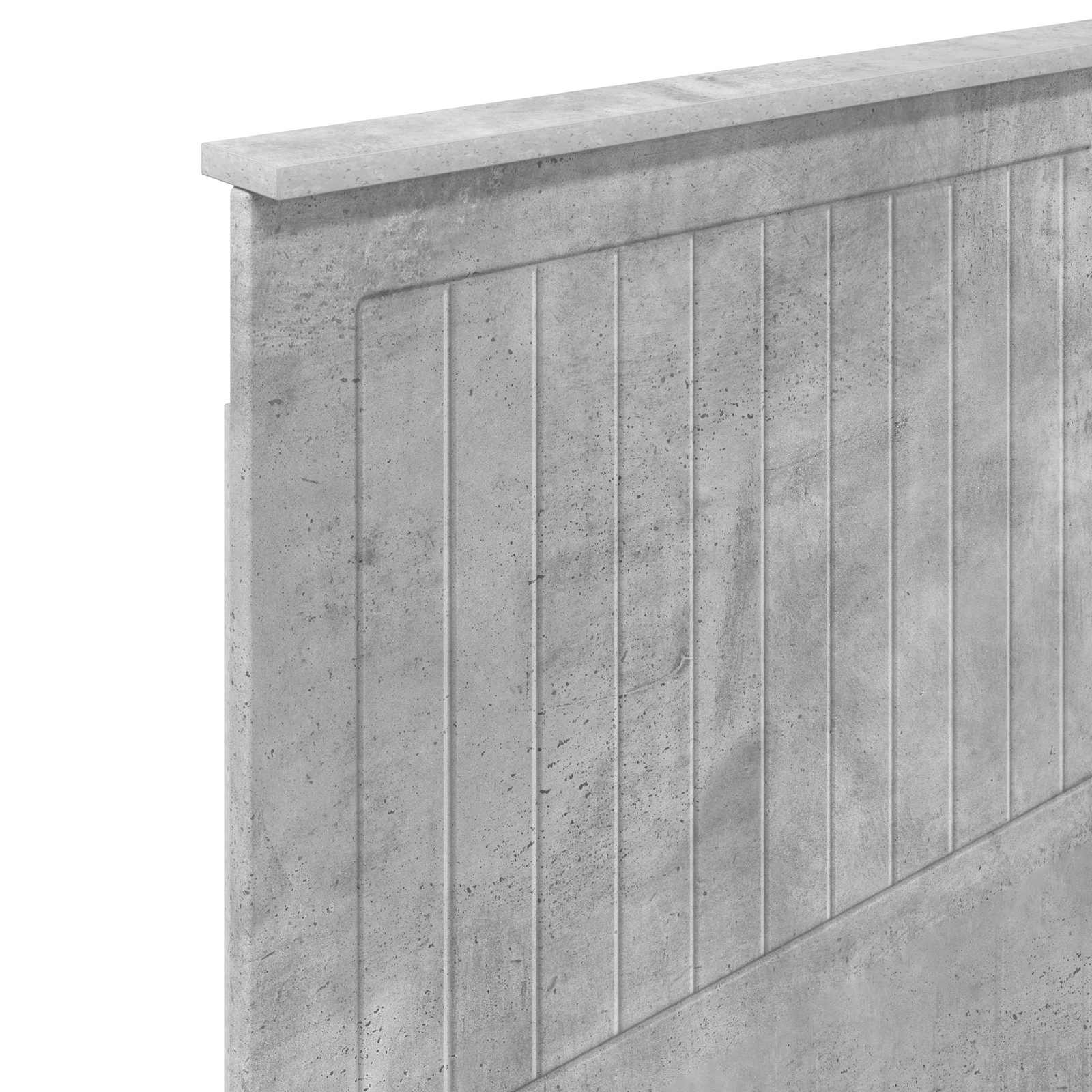 Tête de lit avec tête de lit Gris béton 90 cm Bois d'ingénierie - XIOS