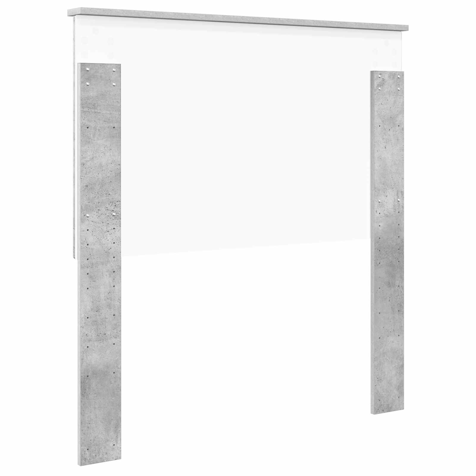 Tête de lit avec tête de lit Gris béton 90 cm Bois d'ingénierie - XIOS