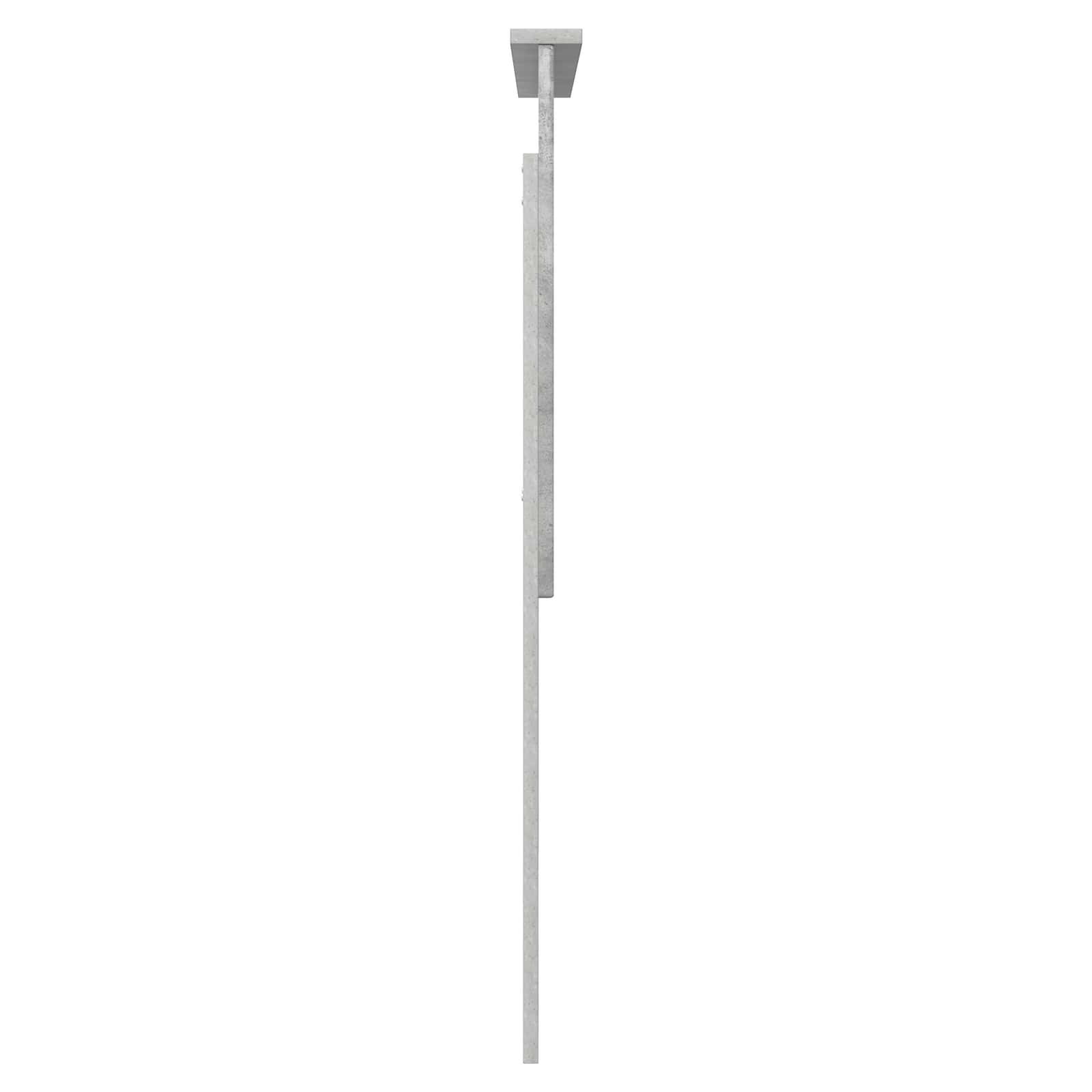Tête de lit avec tête de lit Gris béton 90 cm Bois d'ingénierie - XIOS