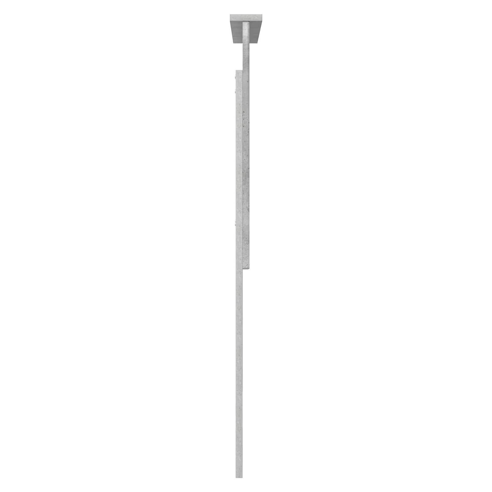 Tête de lit avec tête de lit Gris béton 90 cm Bois d'ingénierie - XIOS