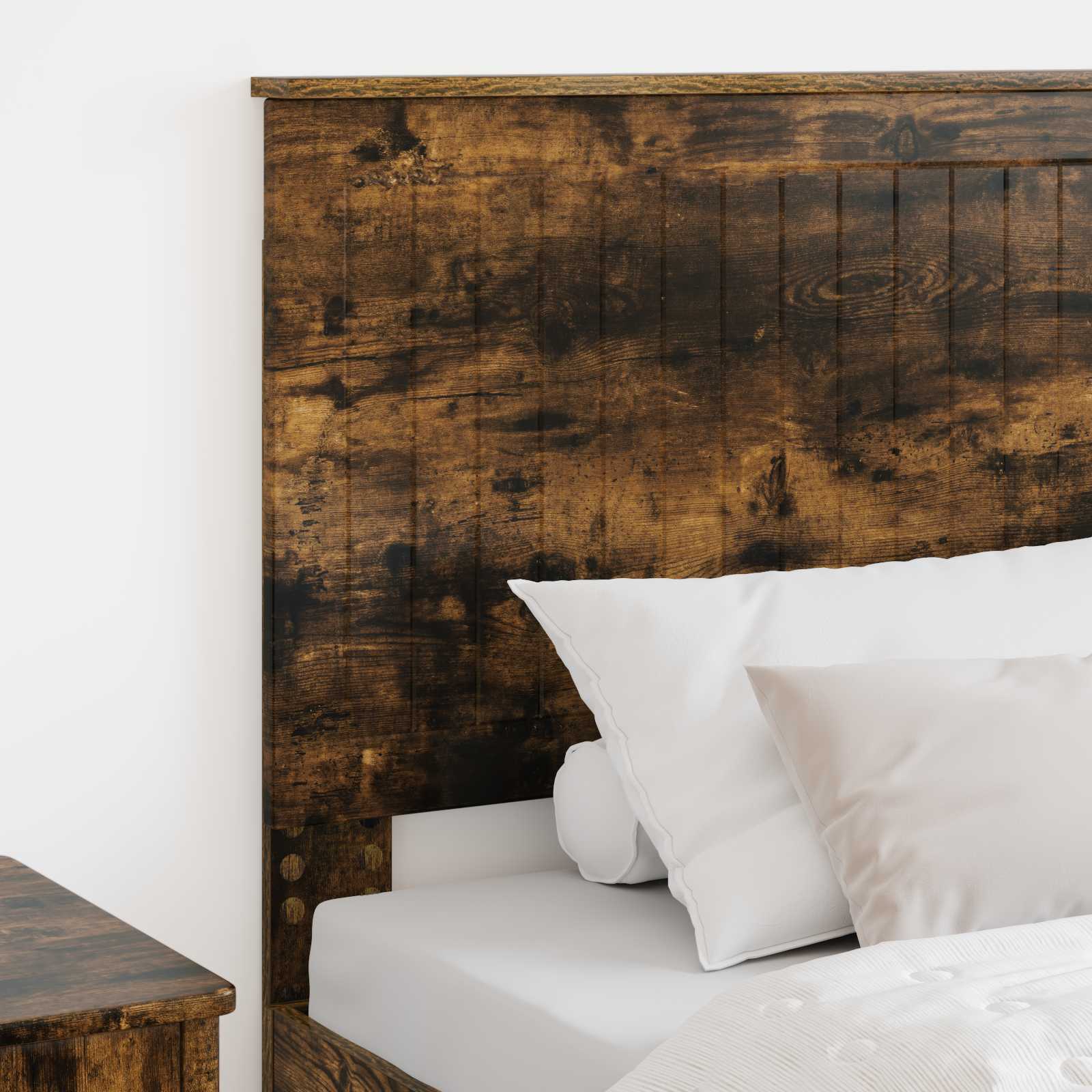 Tête de lit avec tête de lit Chêne fumé 90 cm Bois d'ingénierie - XIOS