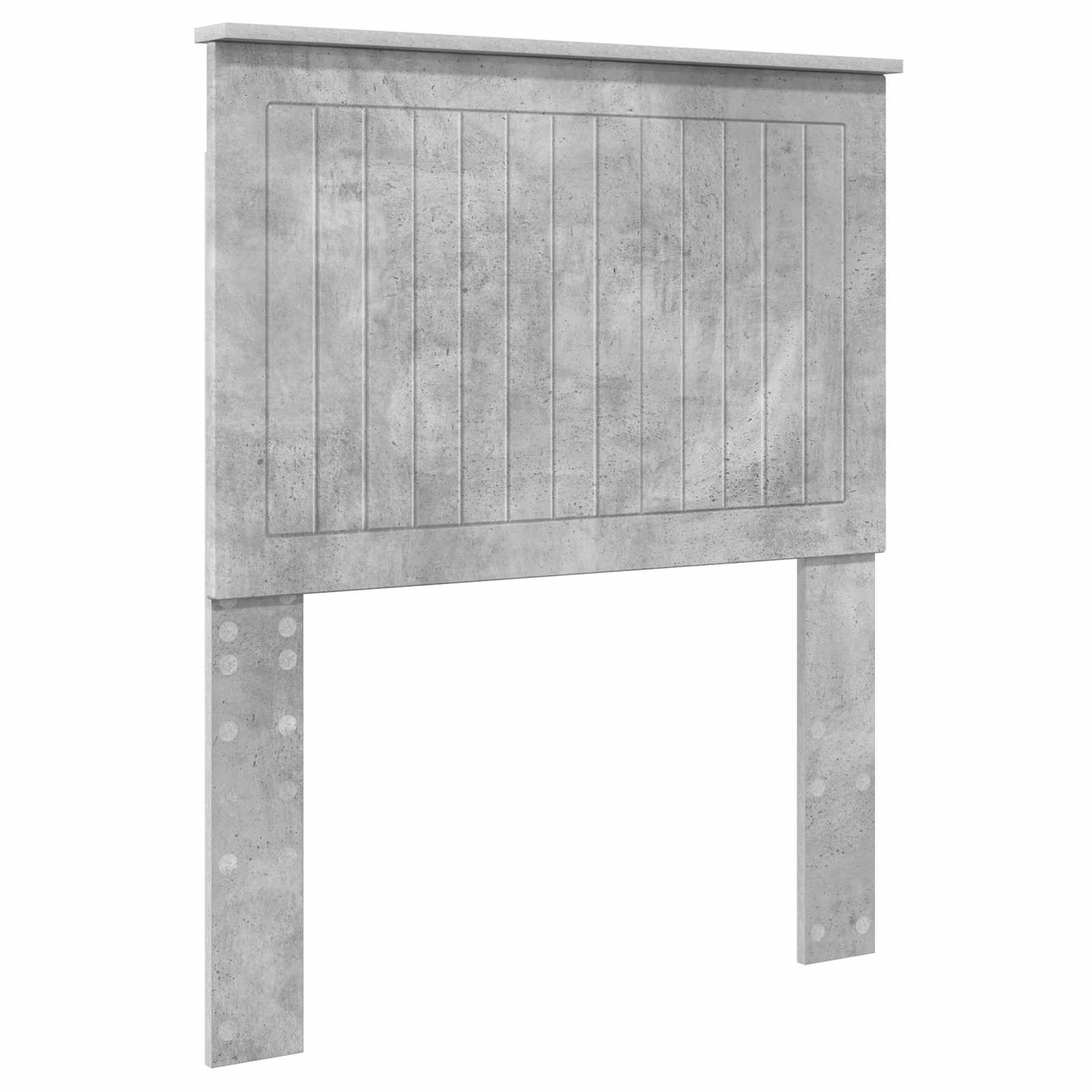 Tête de lit avec tête de lit Gris béton 80 cm Bois d'ingénierie - XIOS