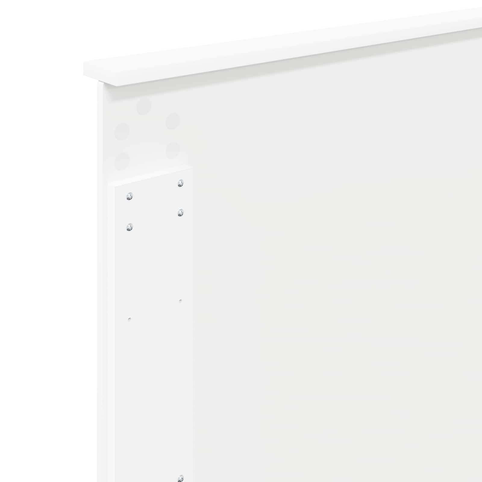Tête de lit Blanc Brillant 80 cm Bois d'ingénierie - XIOS