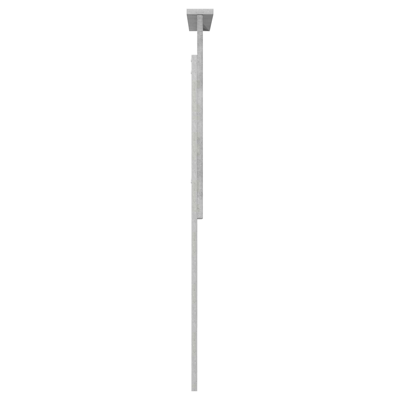 Tête de lit avec tête de lit Gris béton 75 cm Bois d'ingénierie - XIOS
