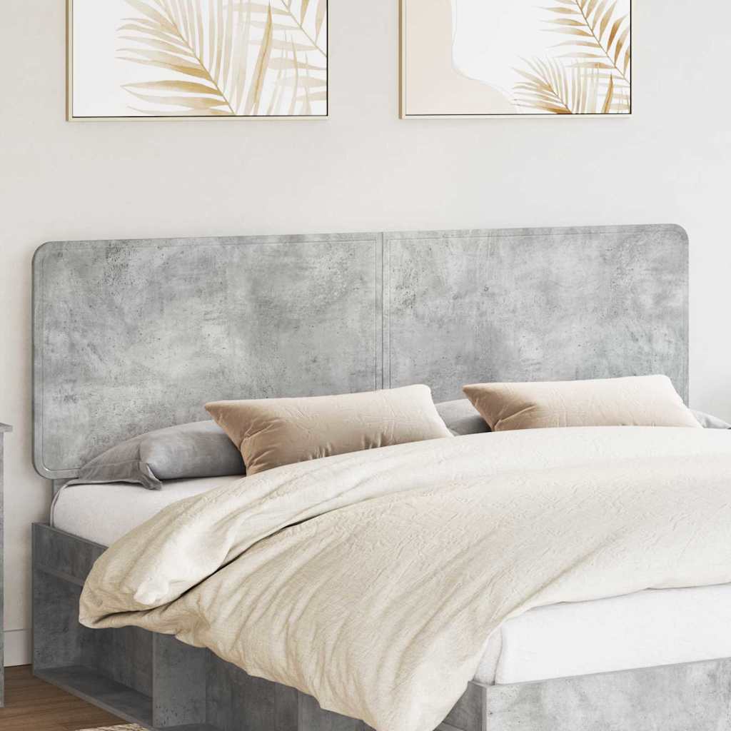 Tête de lit Gris béton 180 cm Bois d'ingénierie - XIOS