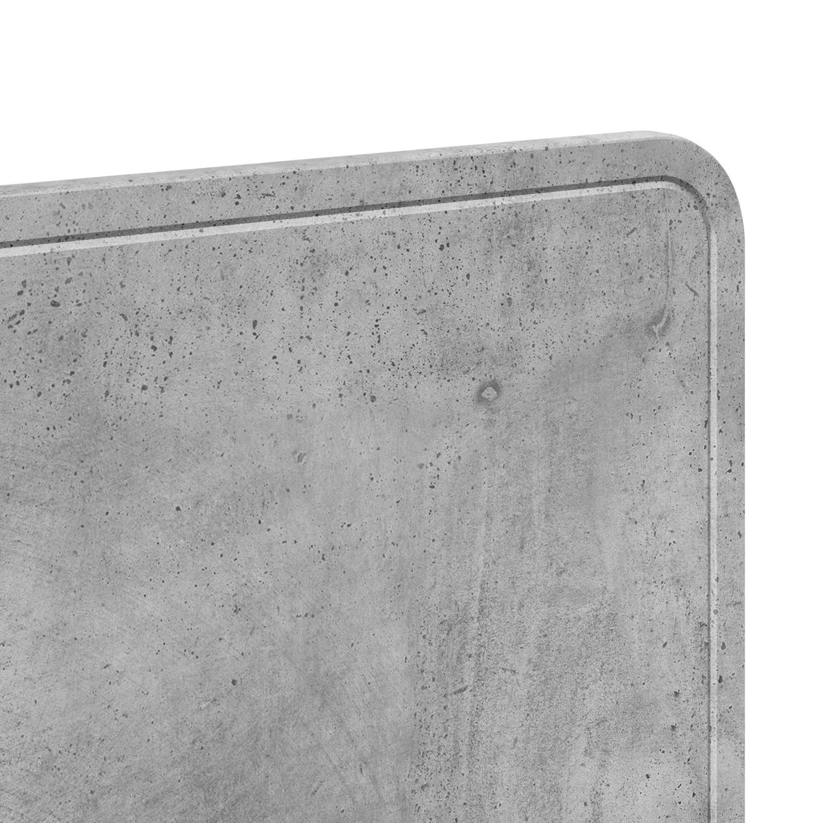 Tête de lit Gris béton Bois d'ingénierie - XIOS