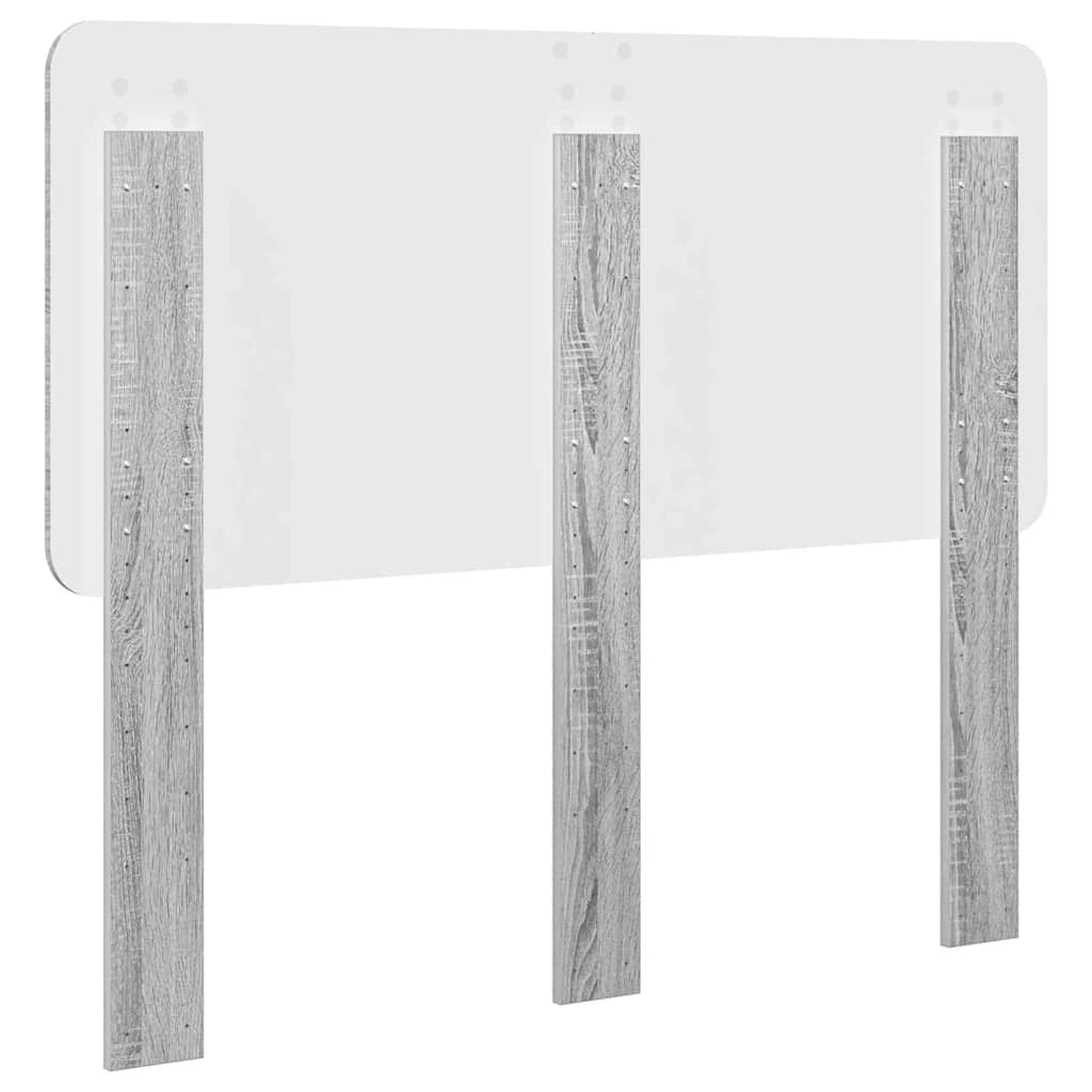 Tête de lit Gris Sonoma 120 cm Bois d'ingénierie - XIOS