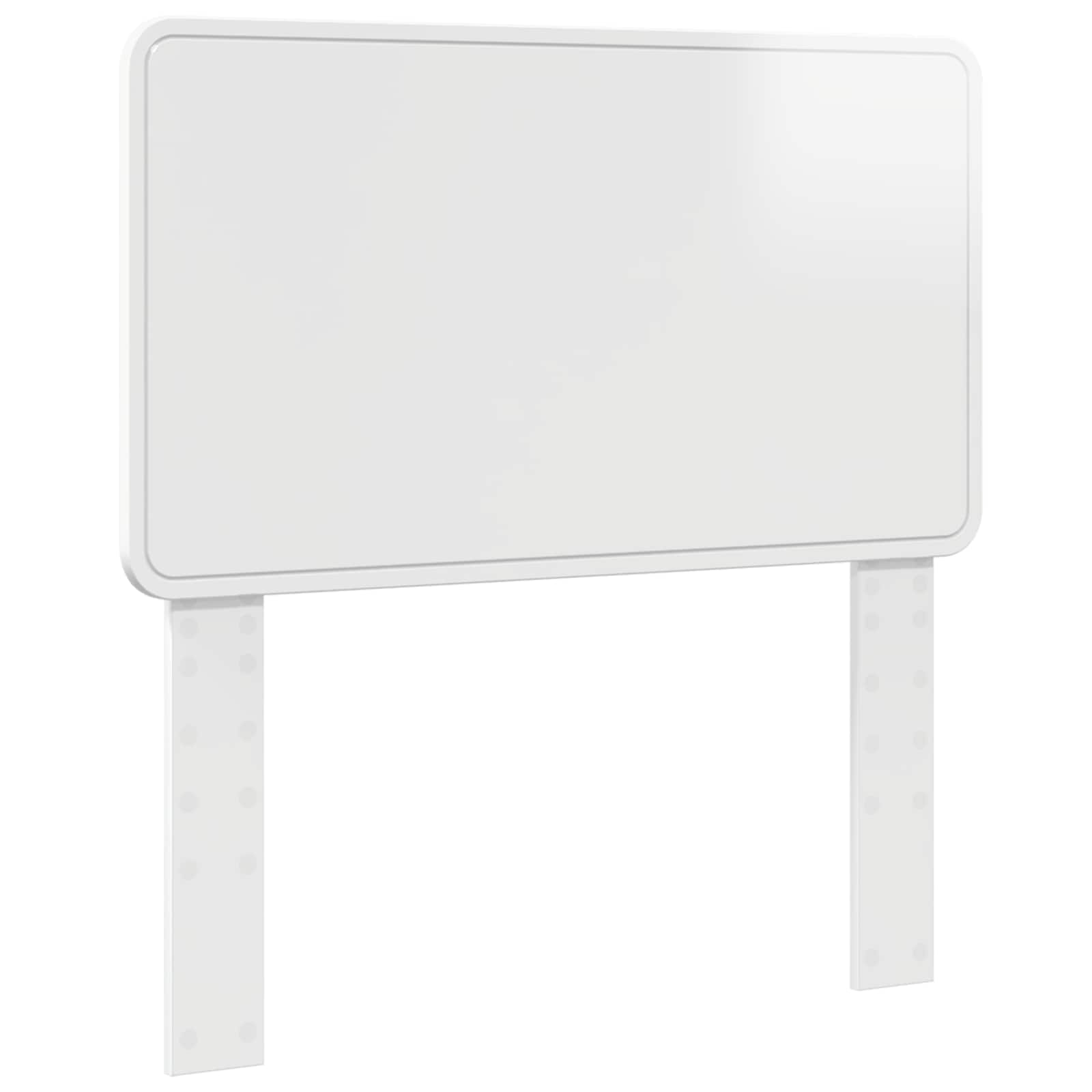 Tête de lit Blanc Brillant Bois d'ingénierie - XIOS