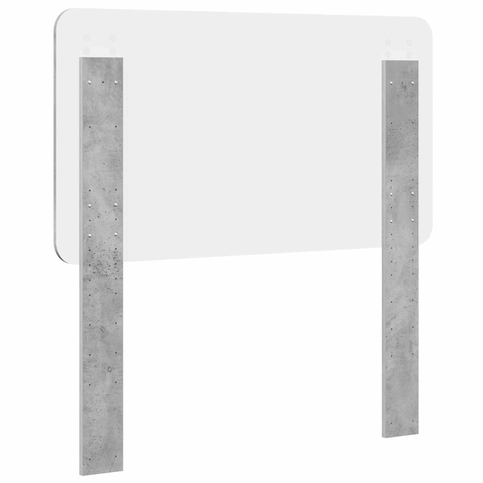 Tête de lit Gris béton Bois d'ingénierie - XIOS